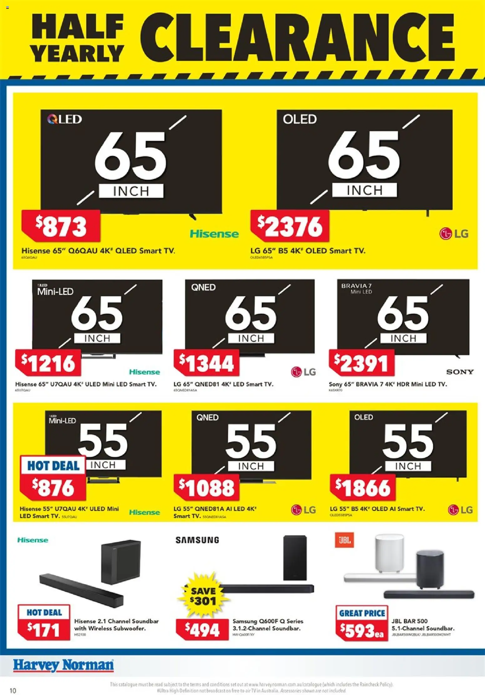 Harvey Norman catalogue - valid from 01.01.2026 | Page: 10 | Products: Accessories, Tv