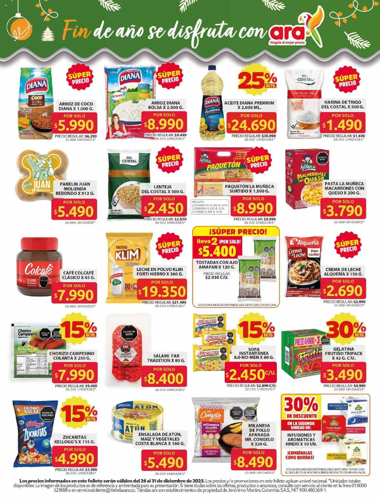 Ara revista - valida desde el 26.12.2025 | Página: 2