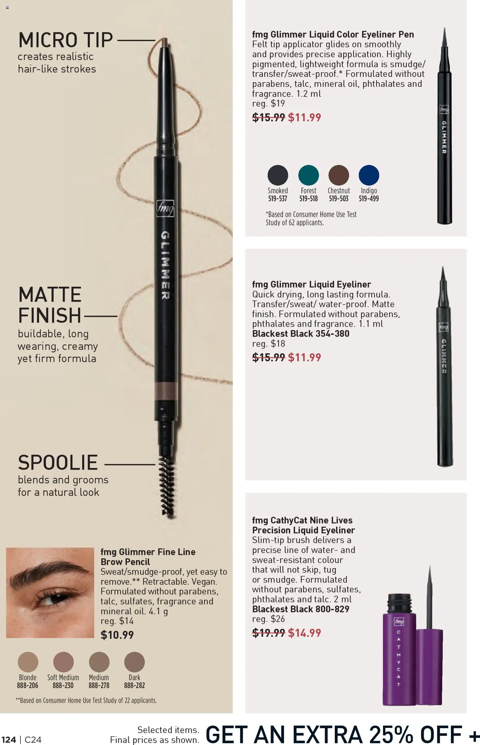 Avon flyer valid from 20.11.2025 | Page: 124 | Products: Fragrance, Brush, Eyeliner