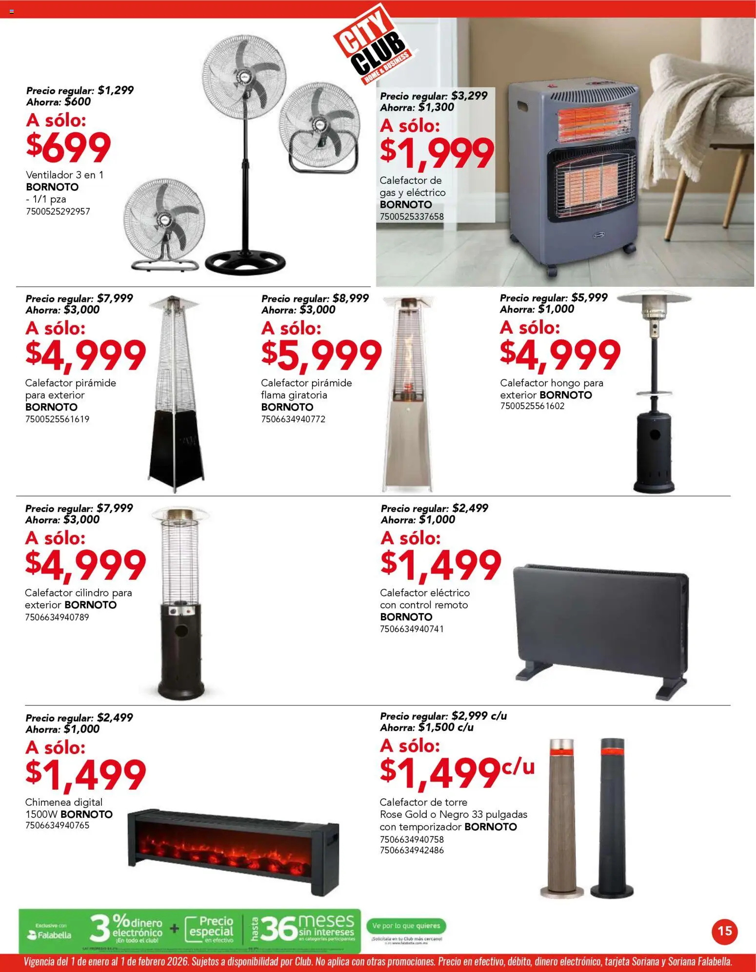 Nuevas ofertas de City Club válidas en toda la República Mexicana desde el 01.01.2026. ¡Encuentra las mejores ofertas en City Club catálogo! | Página: 15