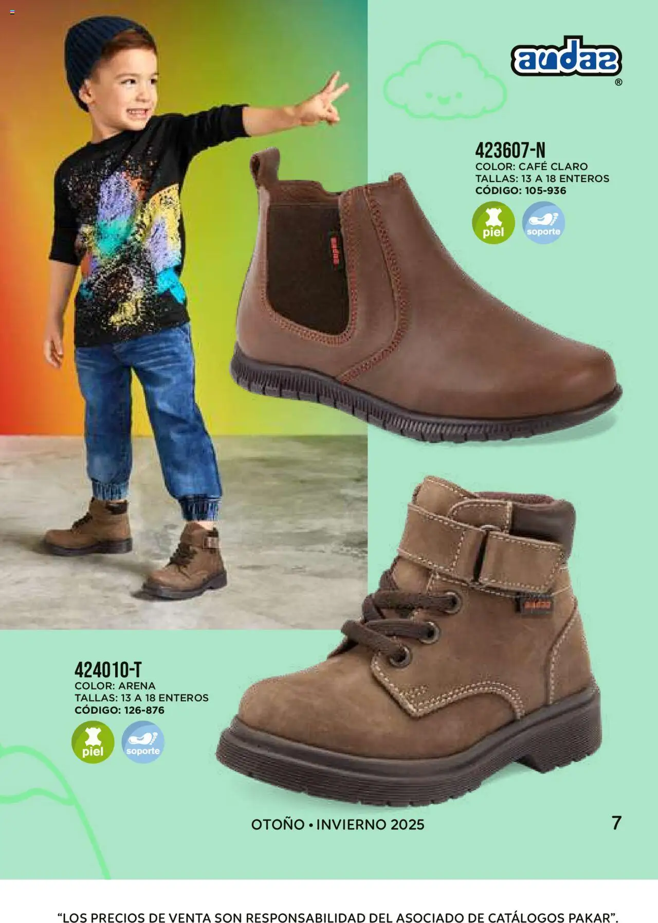 Nuevas ofertas de SC Pakar válidas en toda la República Mexicana desde el 24.07.2025. ¡Encuentra las mejores ofertas en SC Pakar - Catálogo Audaz otoño / invierno! | Página: 7 | Productos: Café
