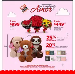 Vista previa de City Club catálogo Por ti, regalos con Amor, nuevo folleto de la tienda, válido en México a partir del 09.02.2026