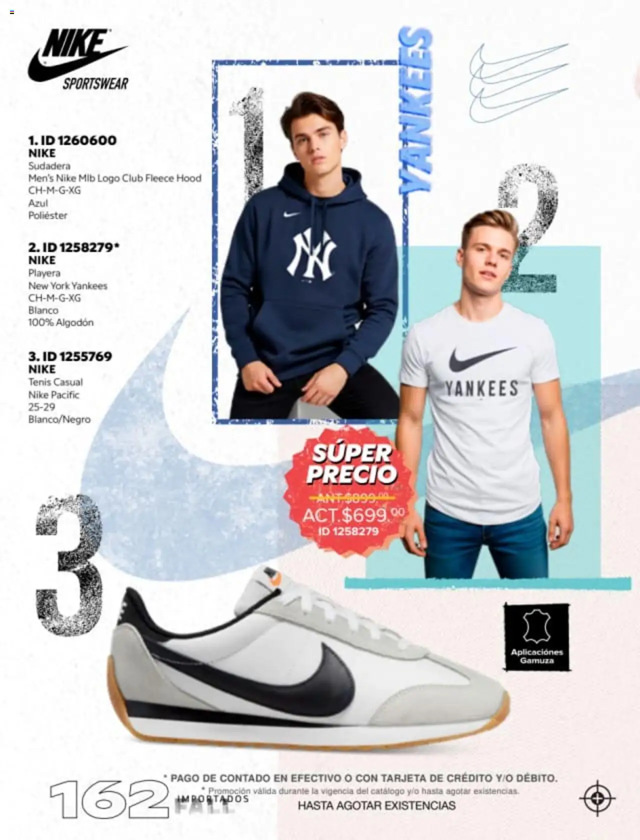 Nuevas ofertas de Price Shoes válidas en toda la República Mexicana desde el 18.08.2025. ¡Encuentra las mejores ofertas en Price Shoes - Catálogo Fall Importados! | Página: 162 | Productos: Tenis, Gamuza, Algodón, Playera