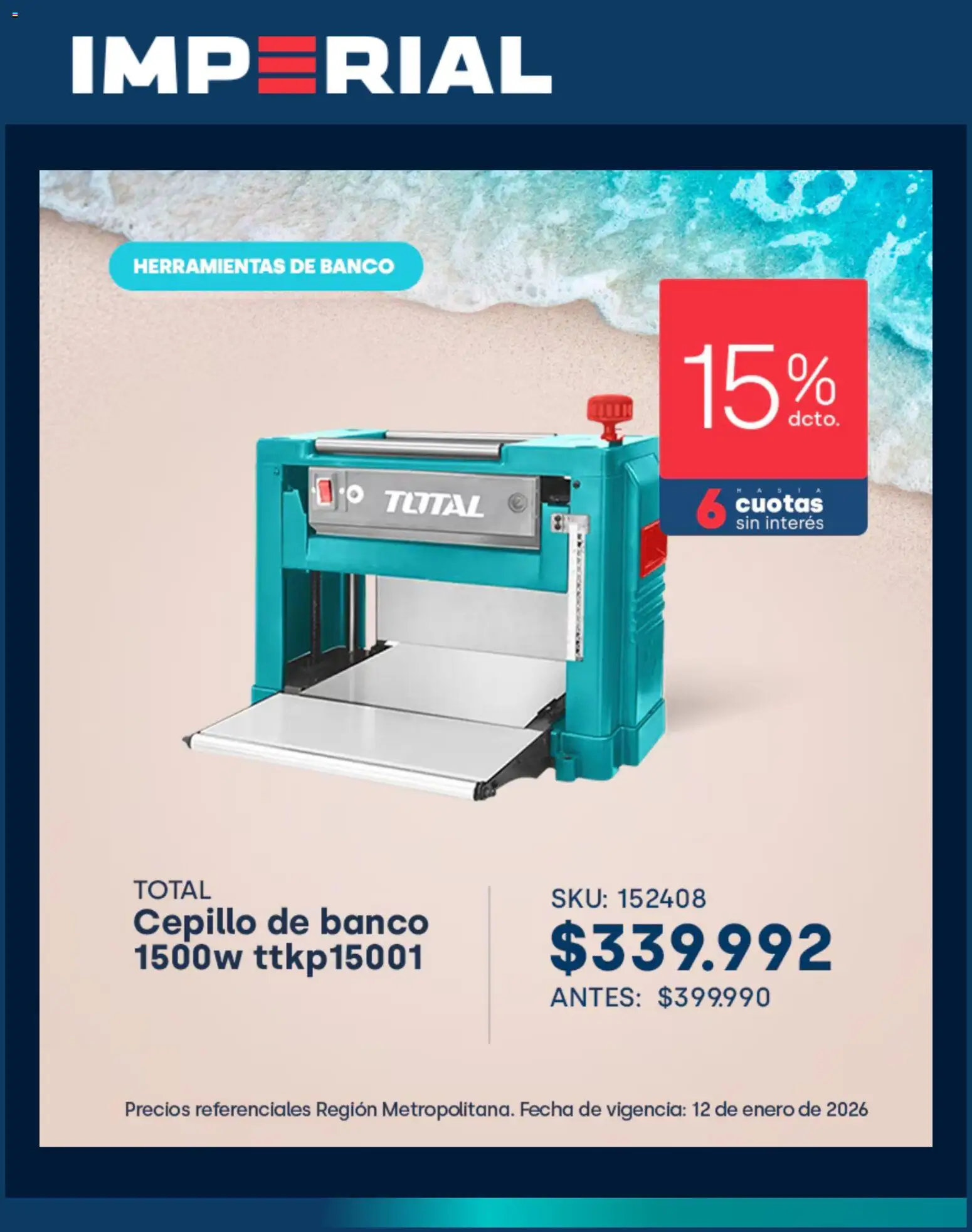 Imperial ofertas  │ válido desde el 05.01.2026 | Página: 5 | Productos: Cepillo, Banco