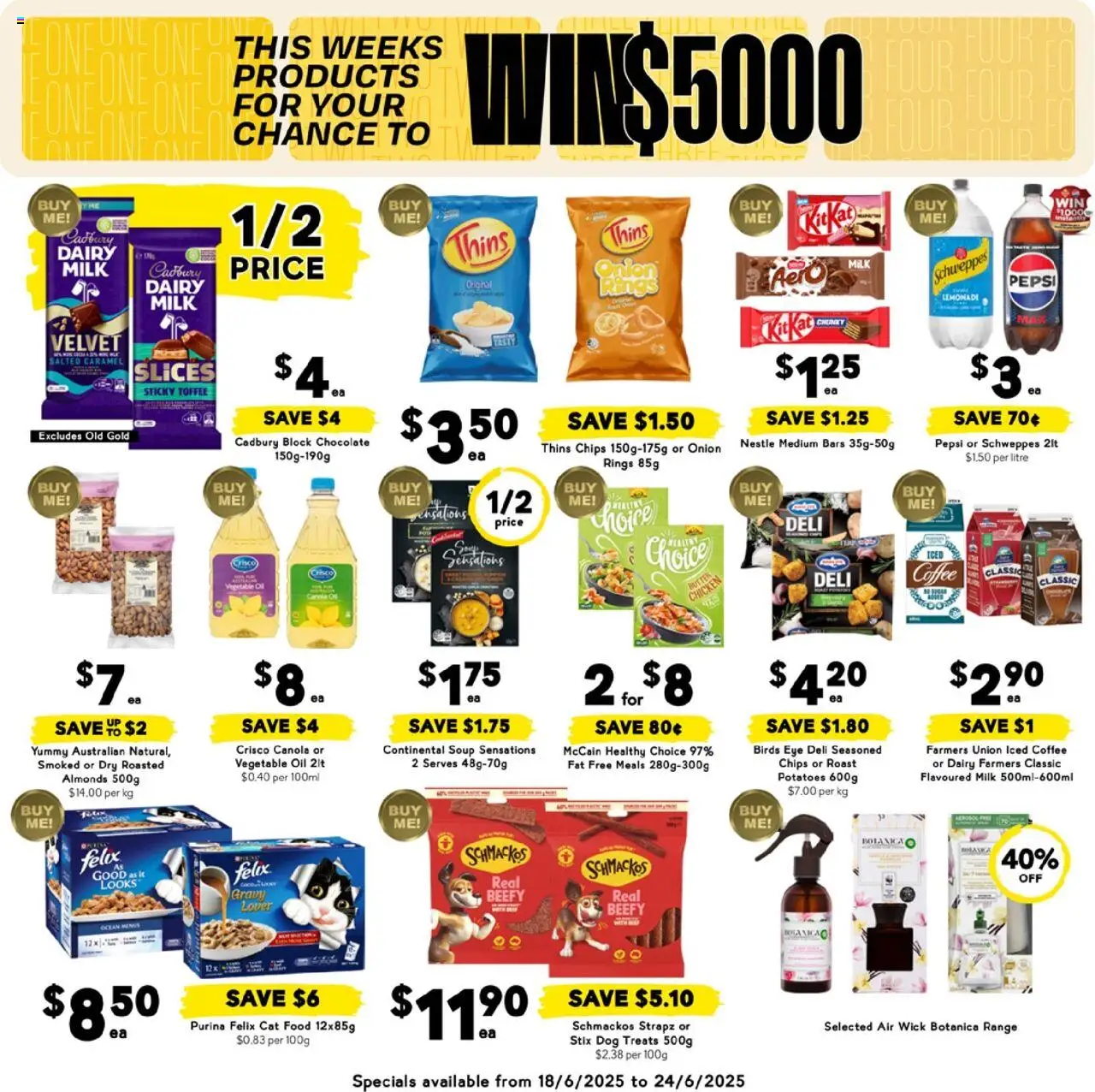 Drakes catalogue - valid from 18.06.2025 | Page: 3 | Products: Almonds, Milk, Dairy, Butter