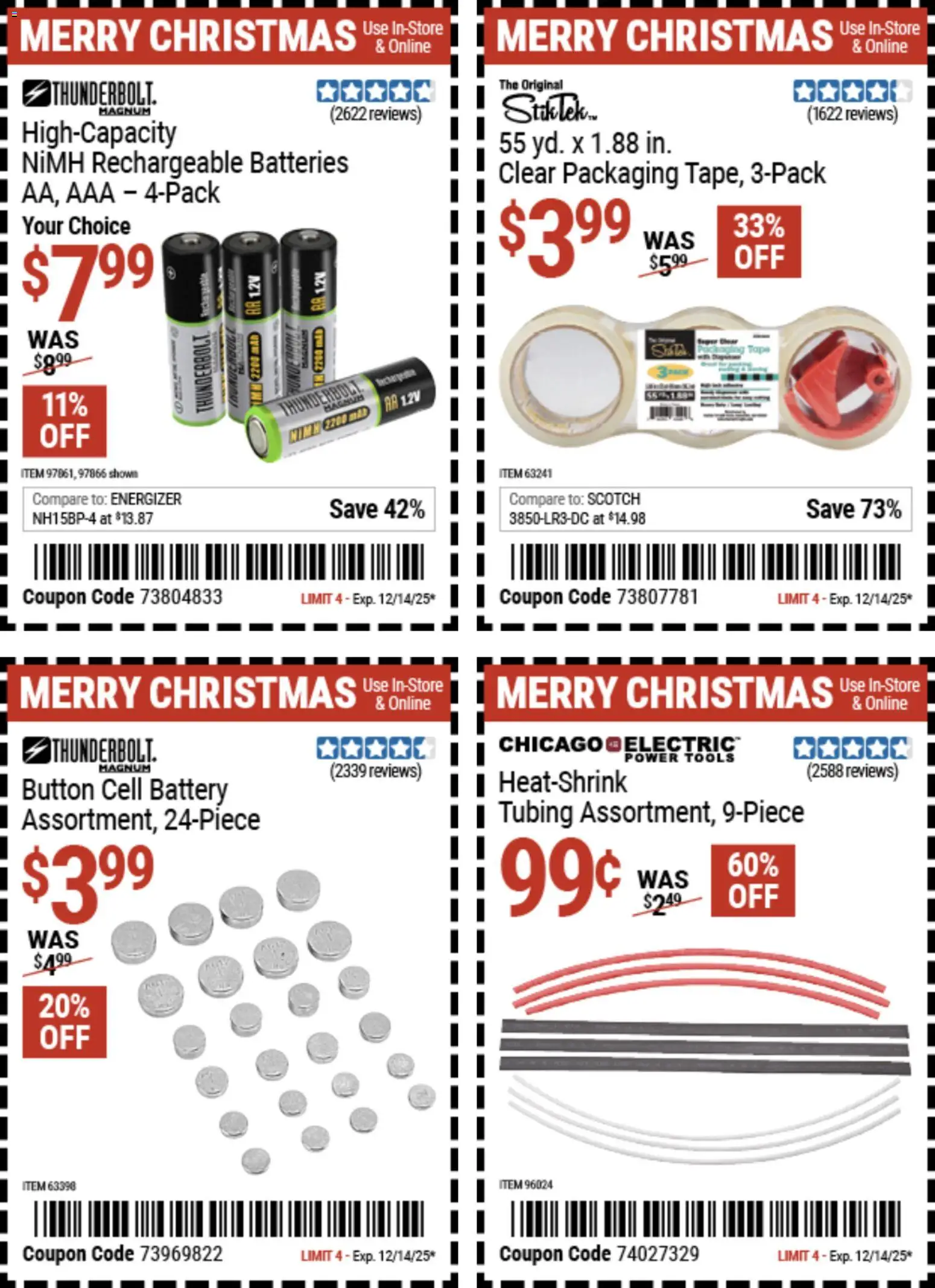 Harbor Freight Christmas Coupon Deals - valid from 02.12.2025 | Page: 15