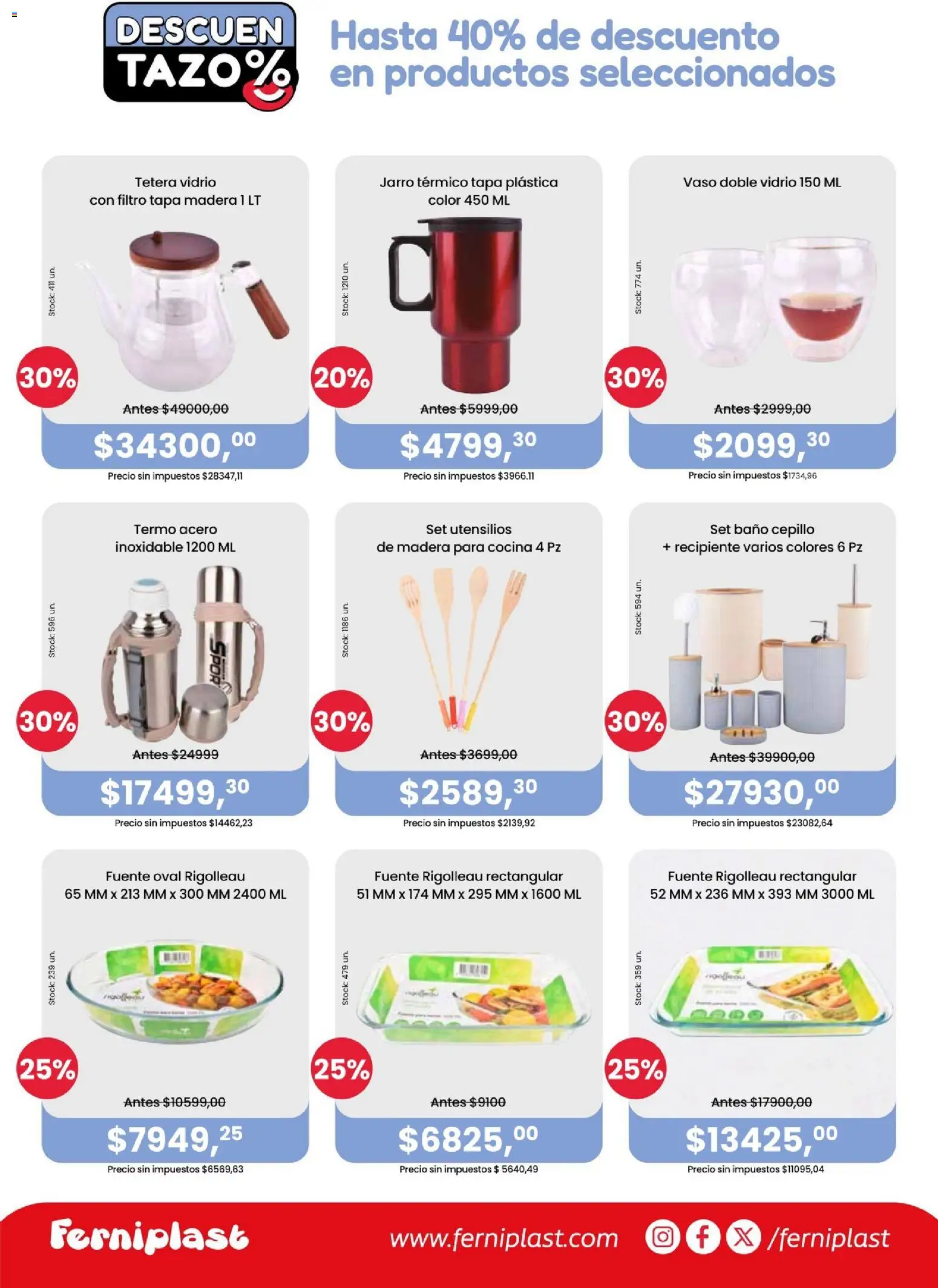 Ferniplast catálogo │ válido desde el 19.03.2026 | Página: 3 | Productos: Termo, Baño, Cepillo, Fuente