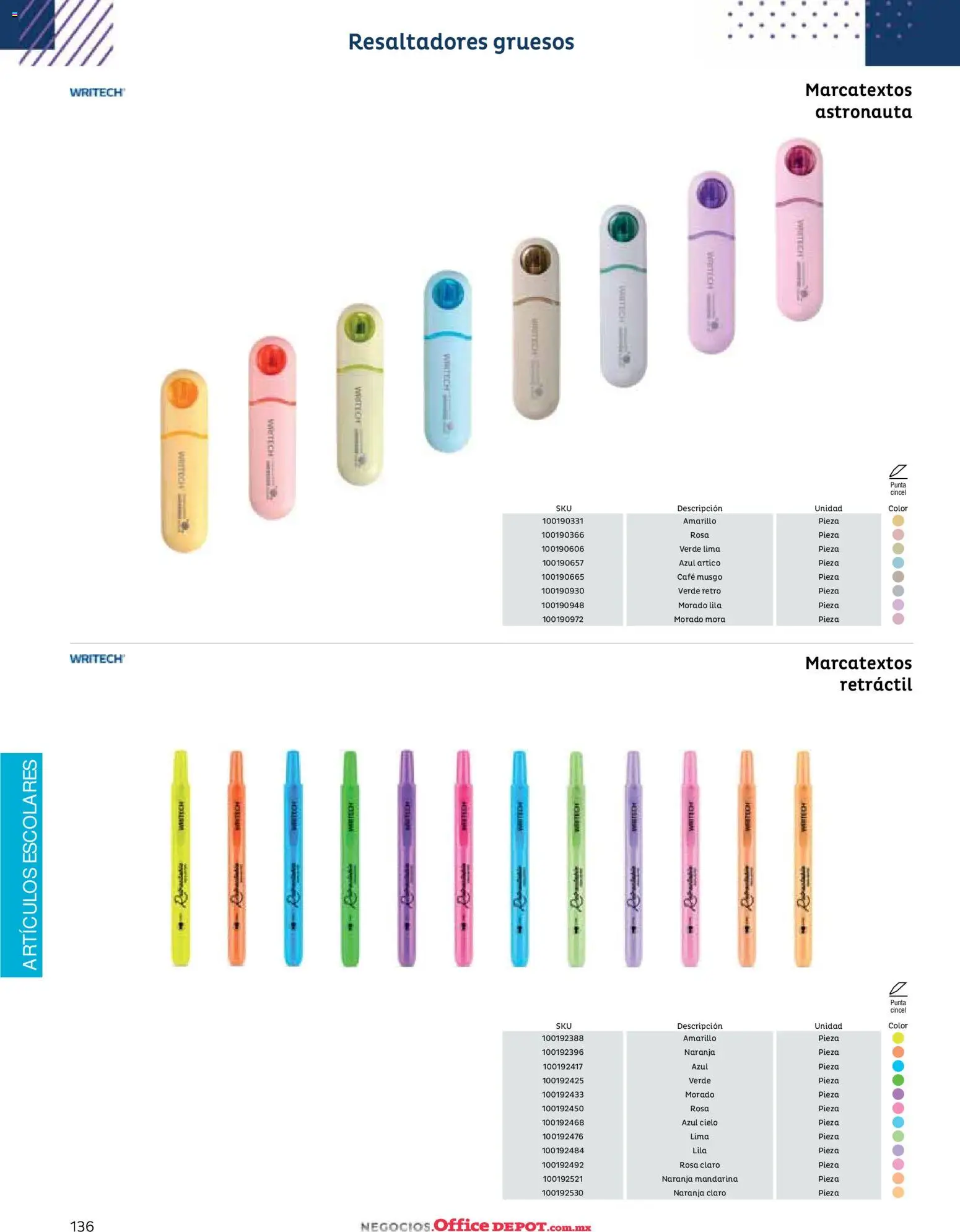 Nuevas ofertas de Office Depot válidas en toda la República Mexicana desde el 12.01.2026. ¡Encuentra las mejores ofertas en Office Depot catálogo 2026! | Página: 138 | Productos: Lima, Café