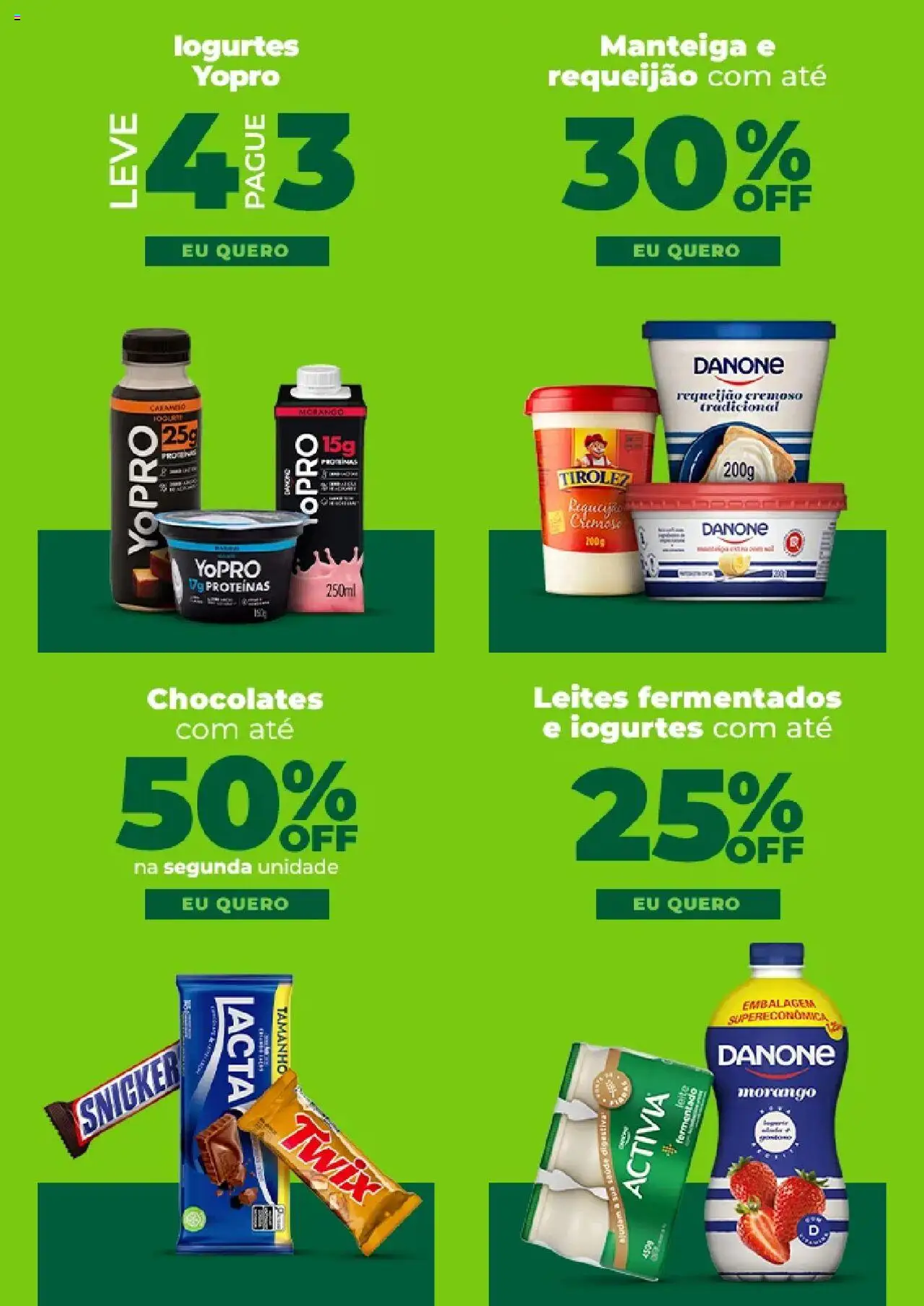 Pão de Açúcar Folheto - válido de 29.07.2025 | Página: 6 | Produtos: Twix, Leite, Requeijão, Leite fermentado