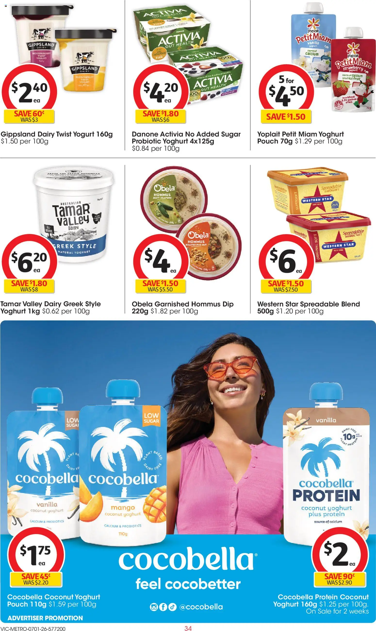 Coles catalogue - valid from 07.01.2026 | Page: 34 | Products: Butter, Ham, Honey, Salmon