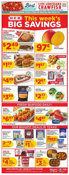 Preview of H-E-B weekly ads valid from 22.04.2026