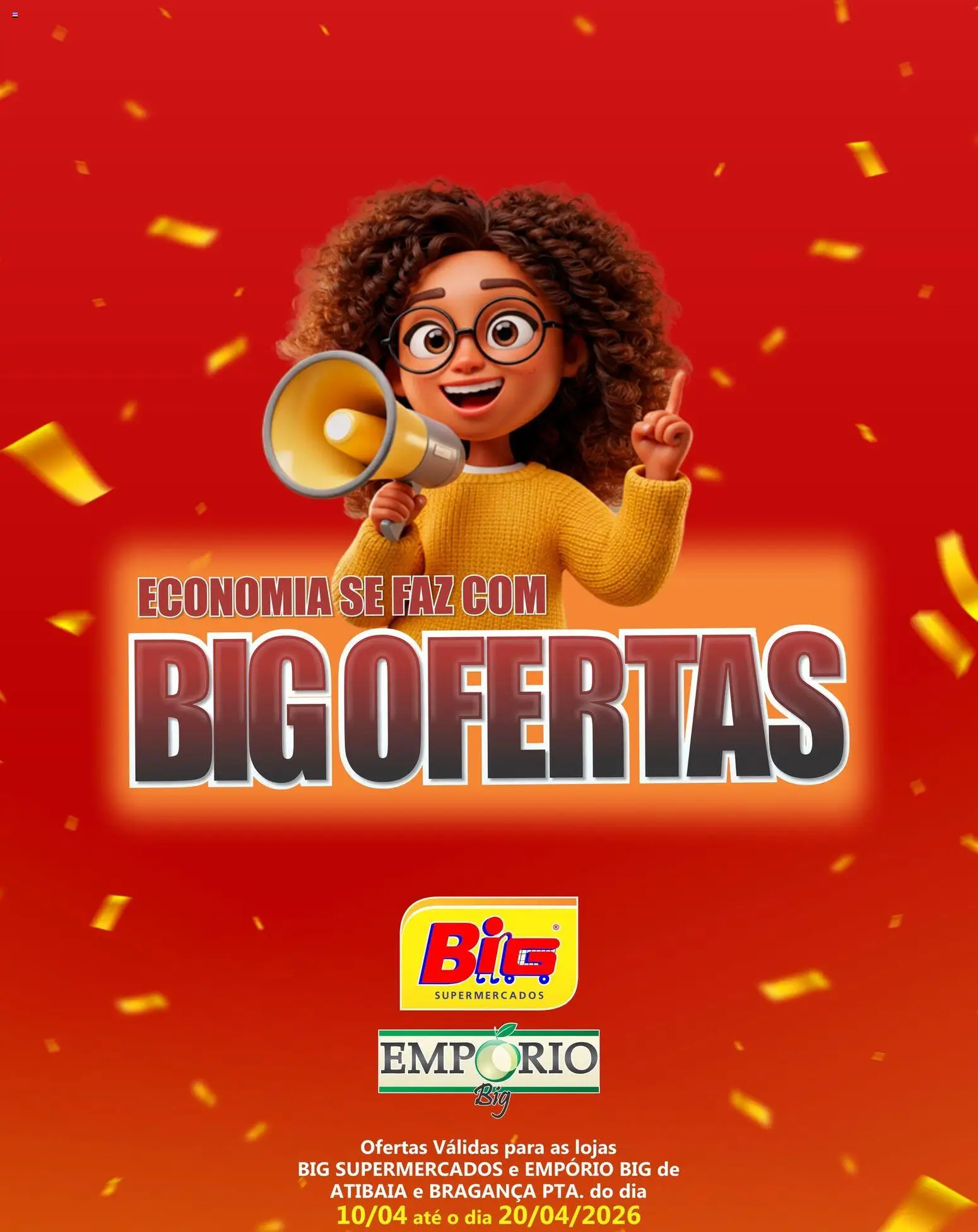 Big Supermercados Folheto - válido de 10.04.2026 | Página: 1