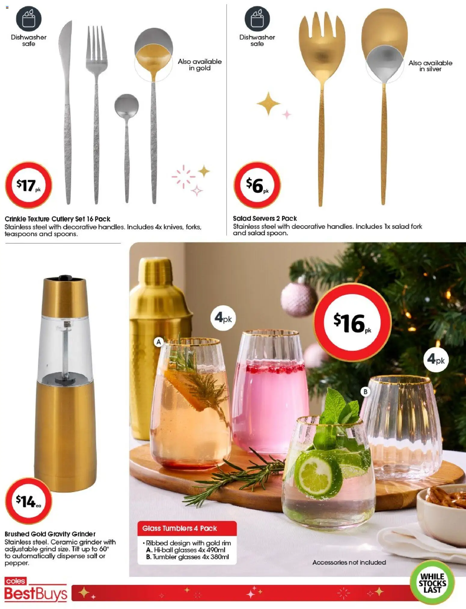 Coles catalogue - valid from 05.12.2025 | Page: 7 | Products: Salt, Accessories, Safe, Dishwasher