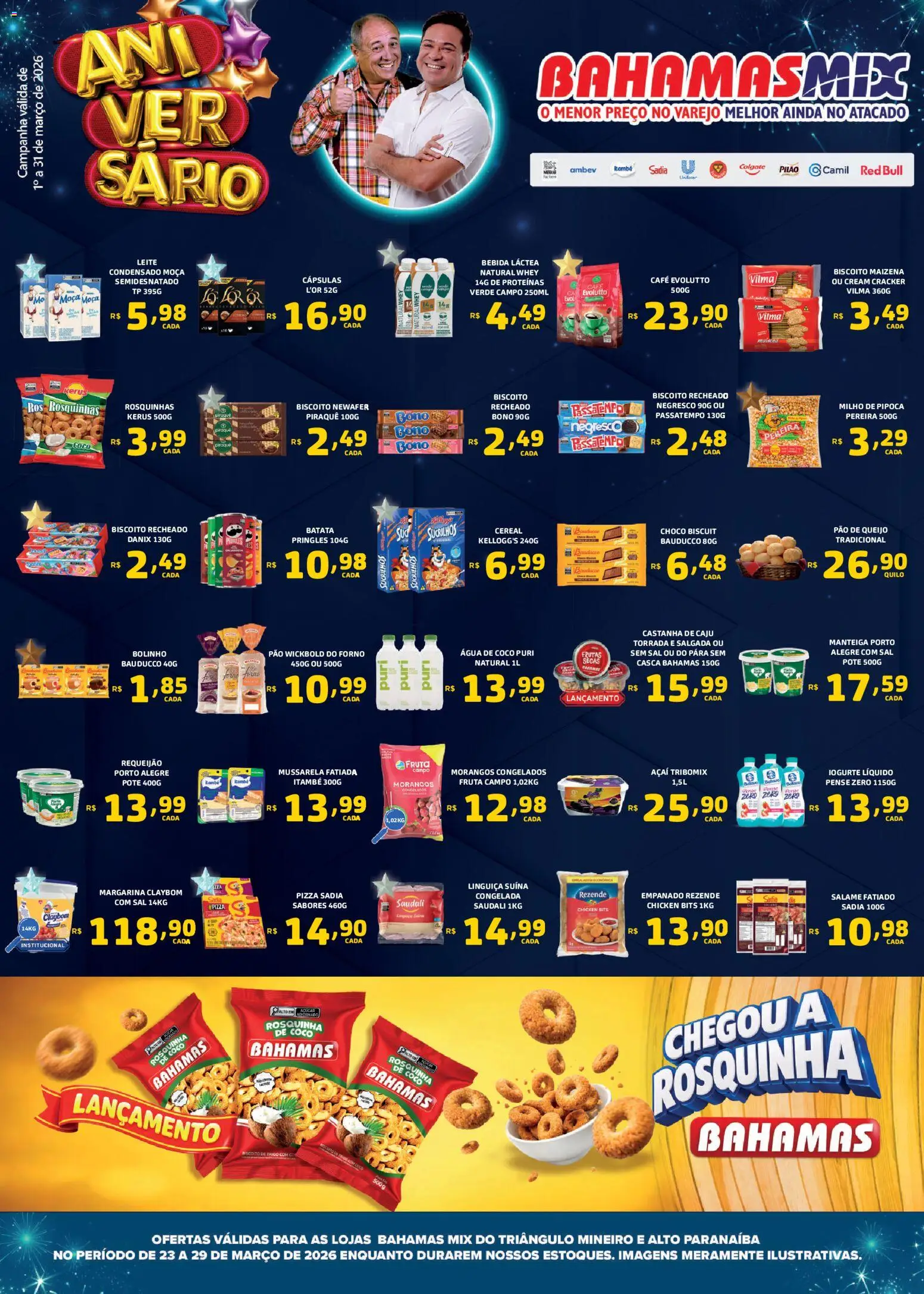 Bahamas Mix Folheto - válido de 23.03.2026 | Página: 2 | Produtos: Forno, Biscoito, Açúcar, Biscoito recheado