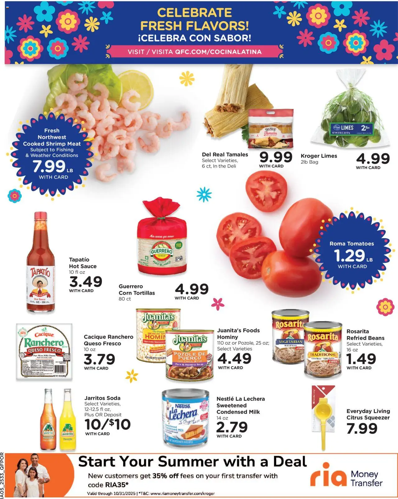 QFC Weekly Ad - OR - valid from 17.09.2025 | Page: 12 | Products: Corn, Milk, Tomatoes, Bag