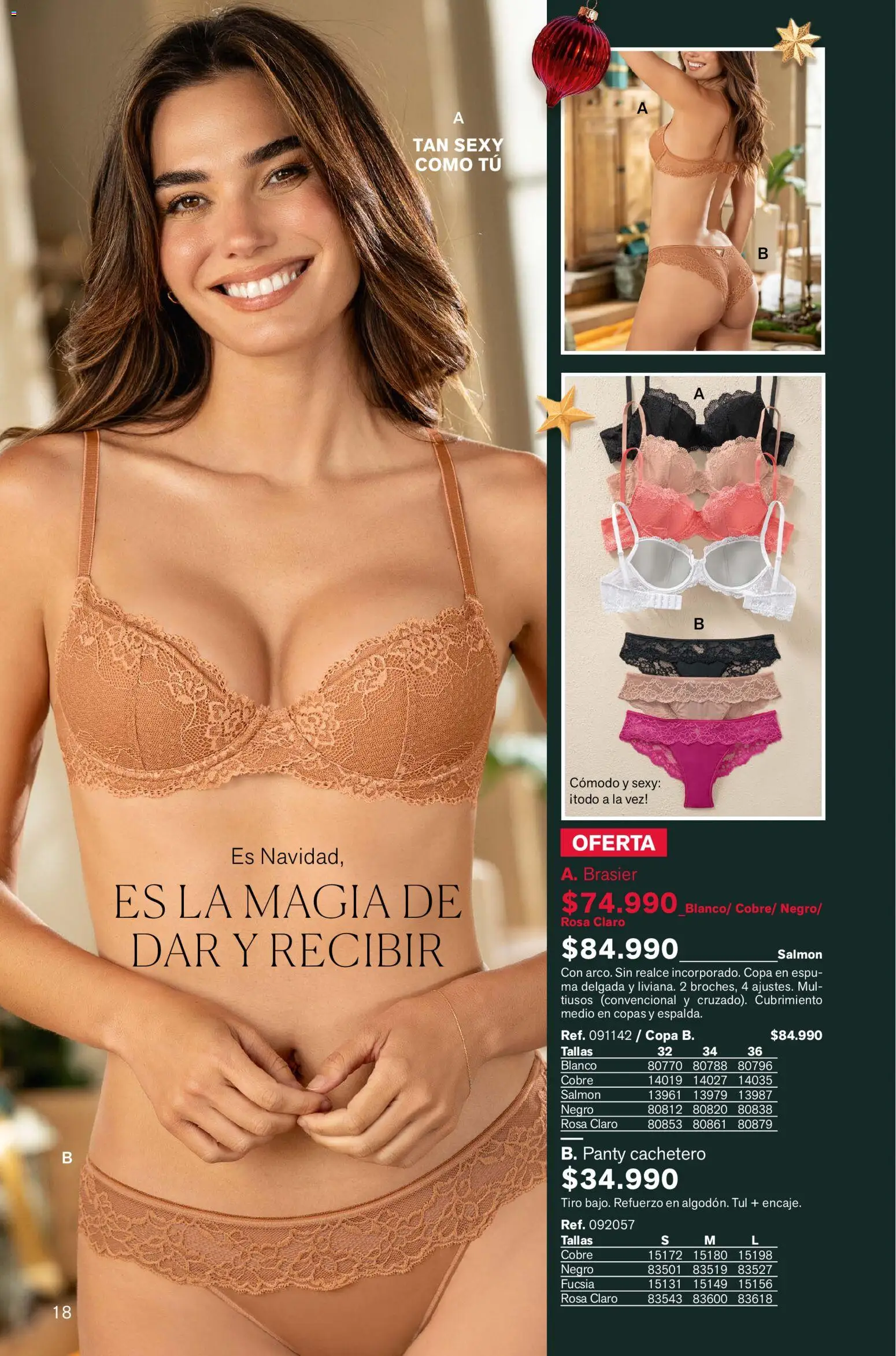 Leonisa revista - valida desde el 13.11.2025 | Página: 18 | Productos: Brasier, Cachetero