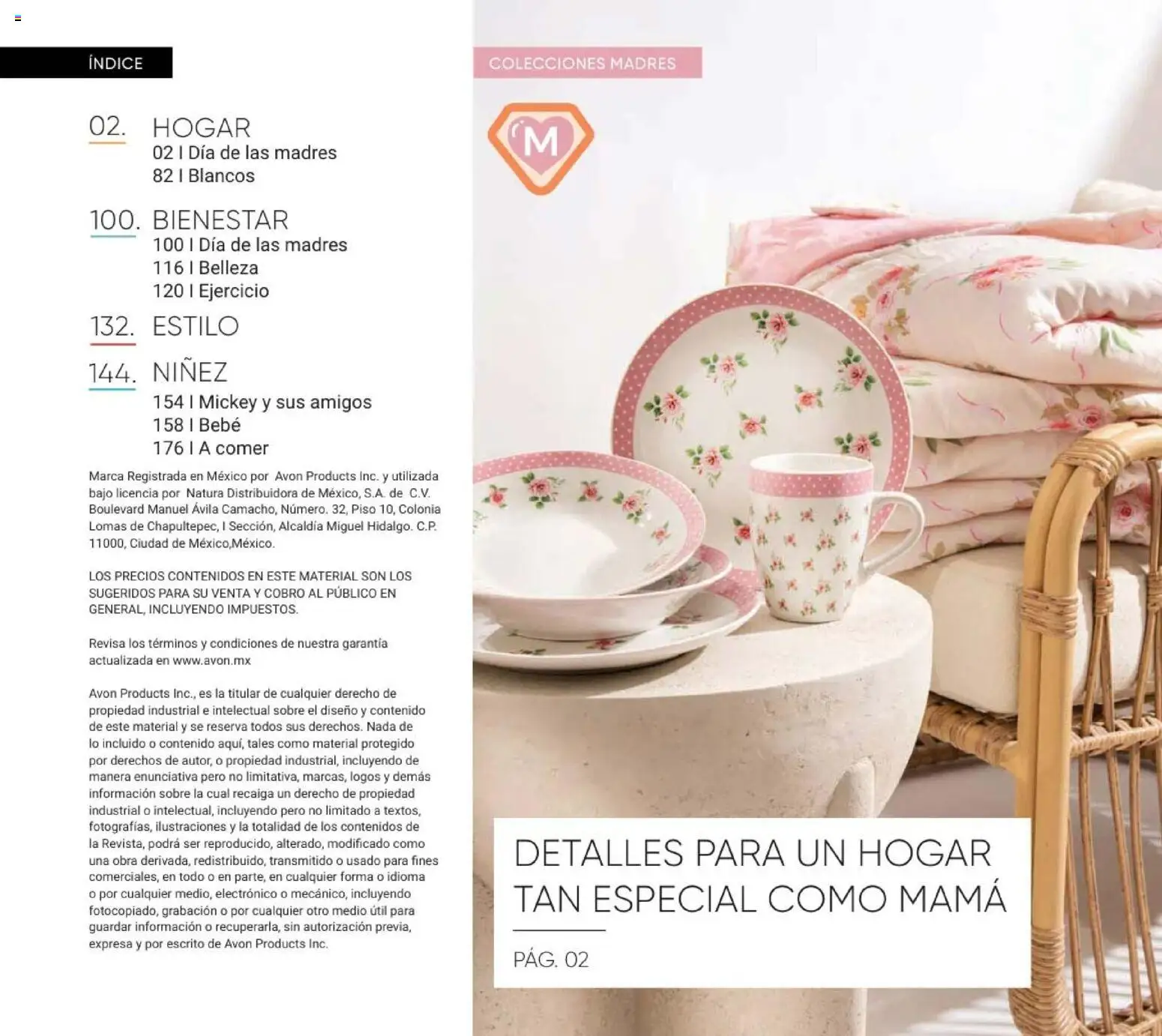 Nuevas ofertas de AVON válidas en toda la República Mexicana desde el 02.04.2026. ¡Encuentra las mejores ofertas en AVON Casa & Estilo 6 2026! | Página: 6 | Productos: Sobre