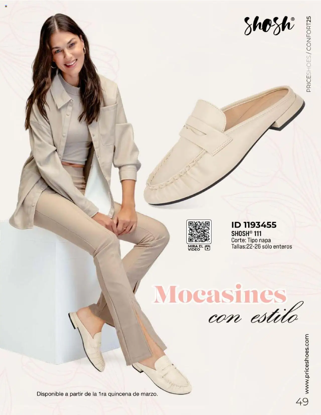 Nuevas ofertas de Price Shoes válidas en toda la República Mexicana desde el 10.02.2025. ¡Encuentra las mejores ofertas en Price Shoes catálogo Confort! | Página: 49 | Productos: Mocasines, Video