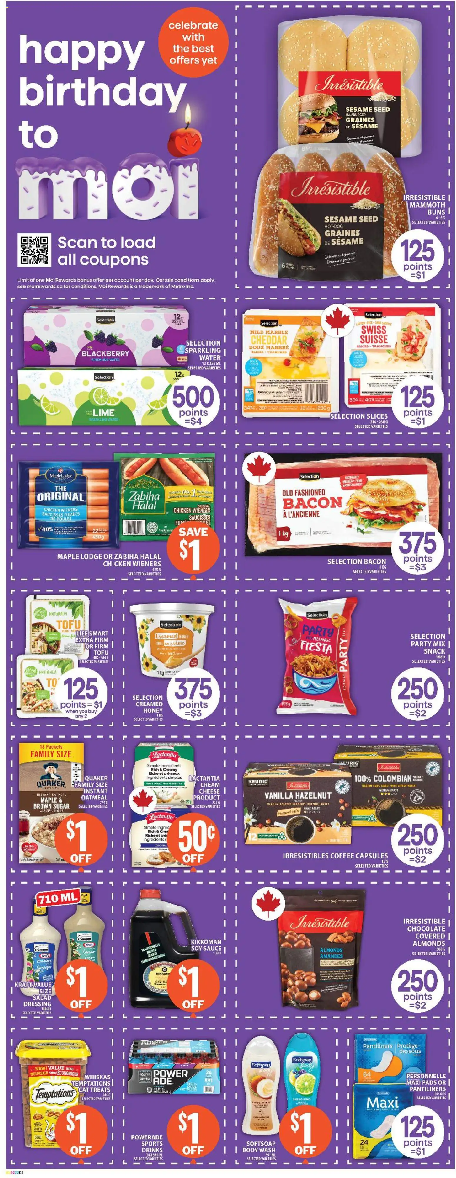 Food Basics flyer valid from 23.10.2025 | Page: 4 | Products: Salad, Body wash, Coffee, Chocolate