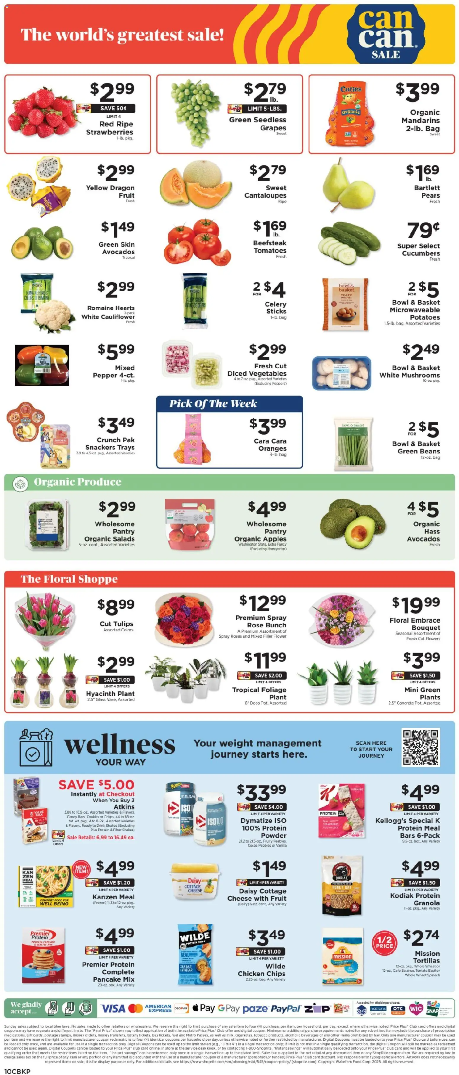 ShopRite Weekly Ad - valid from 30.12.2025 | Page: 11 | Products: Powder, Potatoes, Grapes, Cauliflower