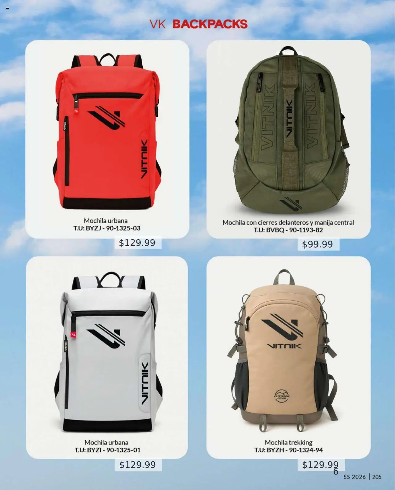 Vitnik catálogo │ válido desde el 07.10.2025 | Página: 205 | Productos: Mochila