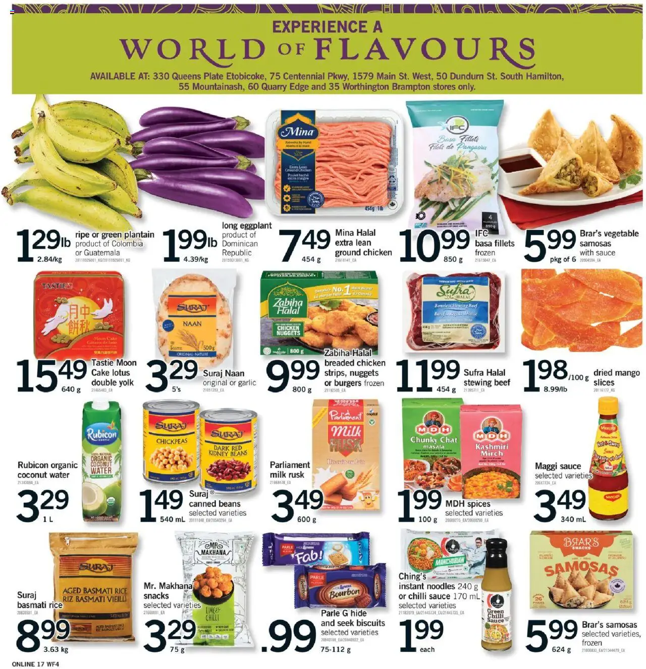 Fortinos flyer valid from 11.09.2025 | Page: 17 | Products: Rice, Noodles, Milk, Chicken