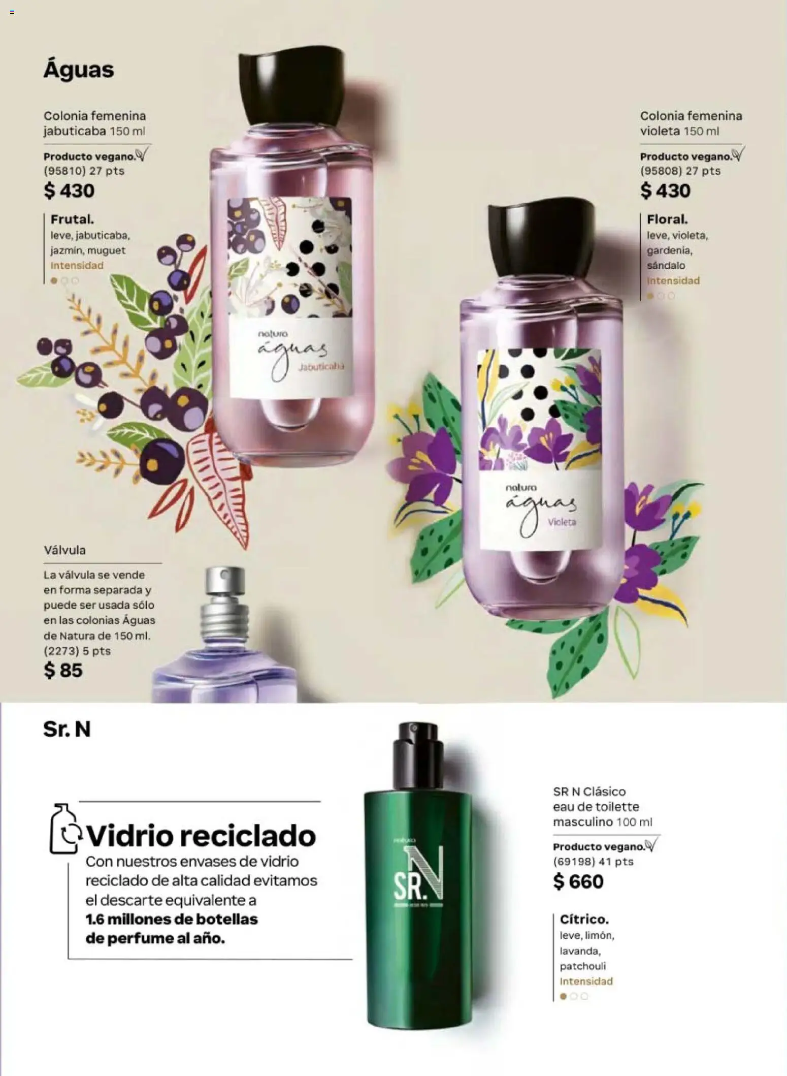 Nuevas ofertas de Natura válidas en toda la República Mexicana desde el 24.04.2026. ¡Encuentra las mejores ofertas en Natura campaña 7 2026! | Página: 48 | Productos: Válvula, Perfume, Eau de toilette
