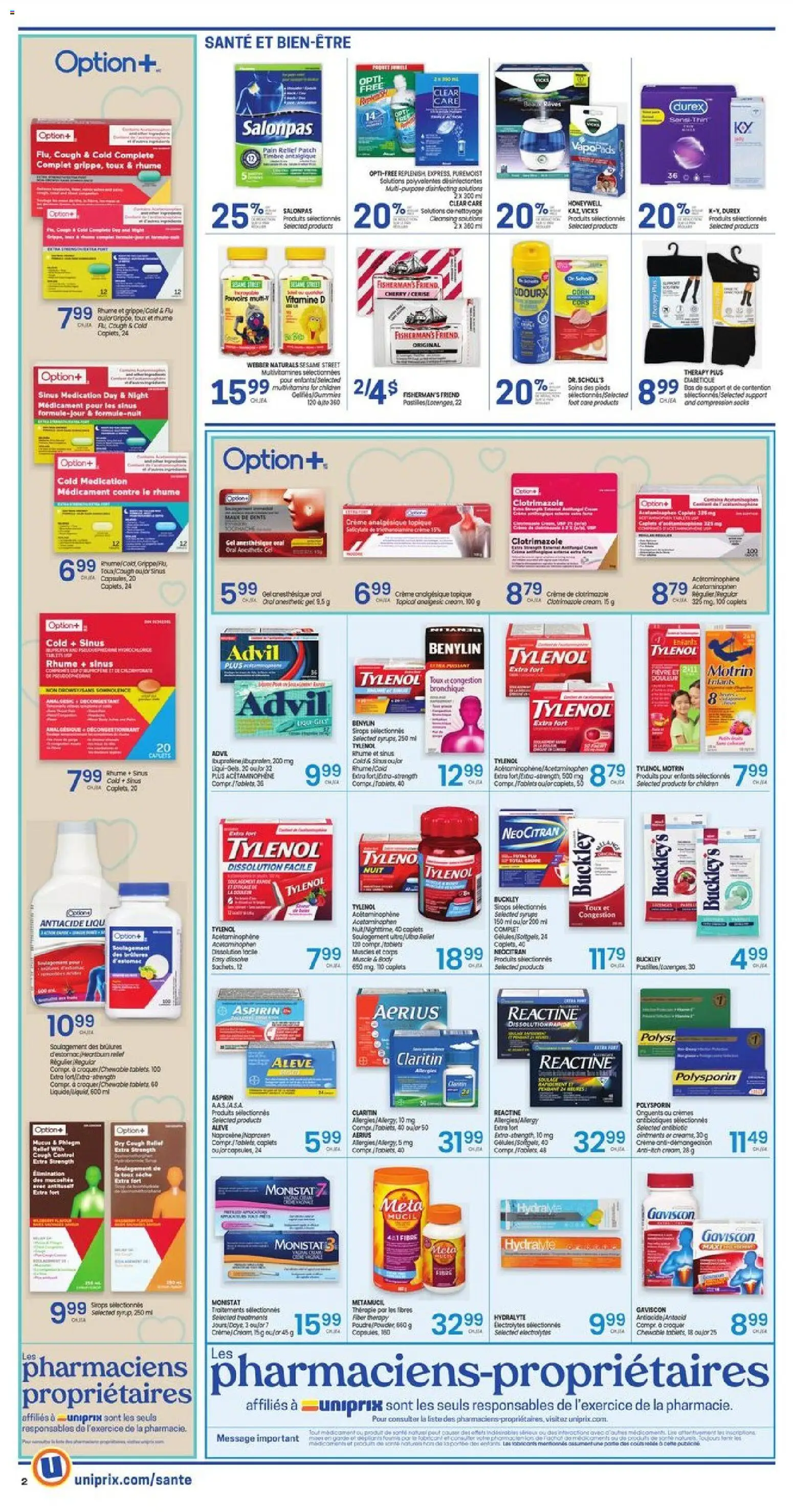 Uniprix flyer valid from 08.01.2026 | Page: 3 | Products: Tablet