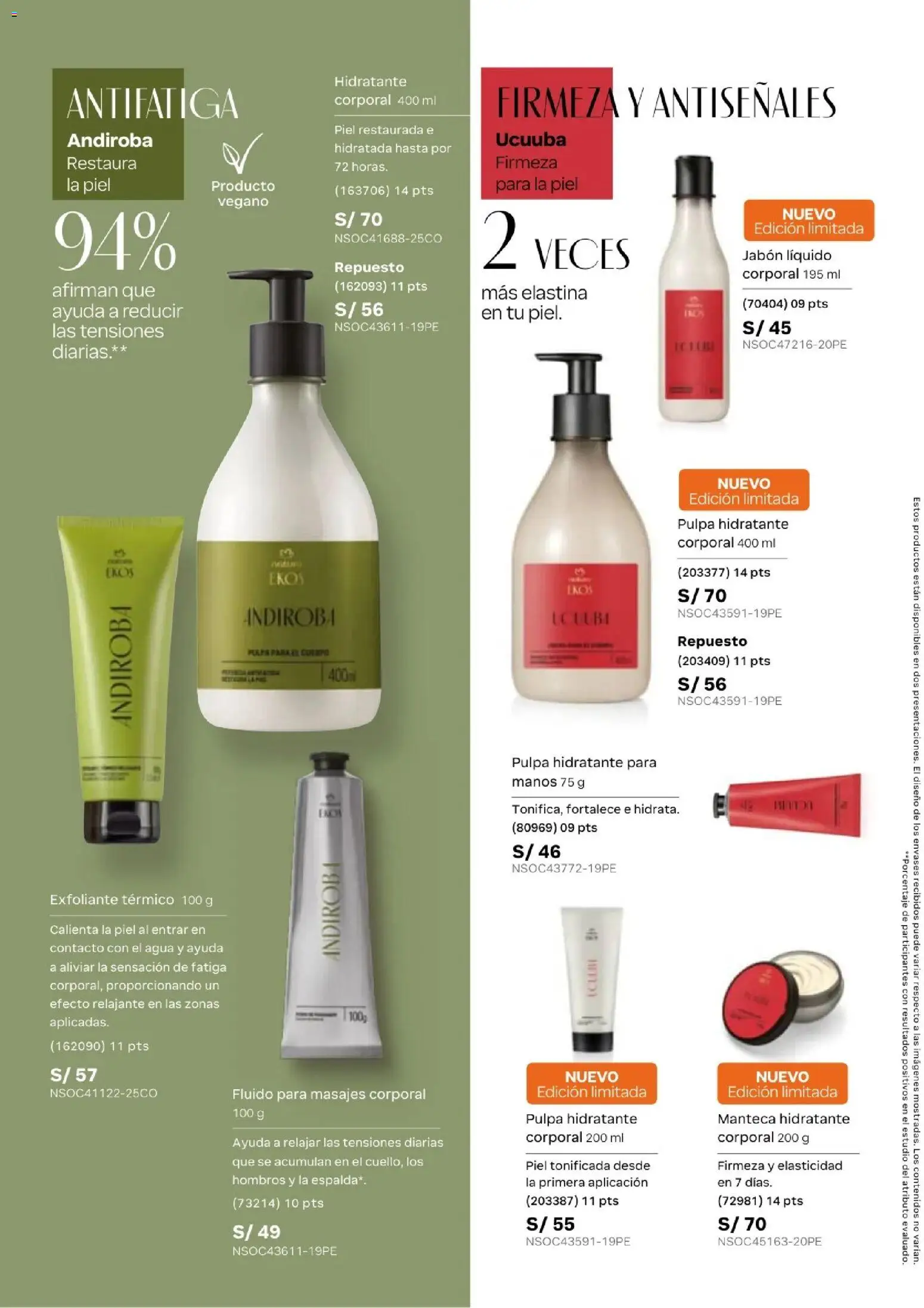 Catálogo Natura válido desde 31.03.2026 | Página: 109 | Productos: Exfoliante, Jabón