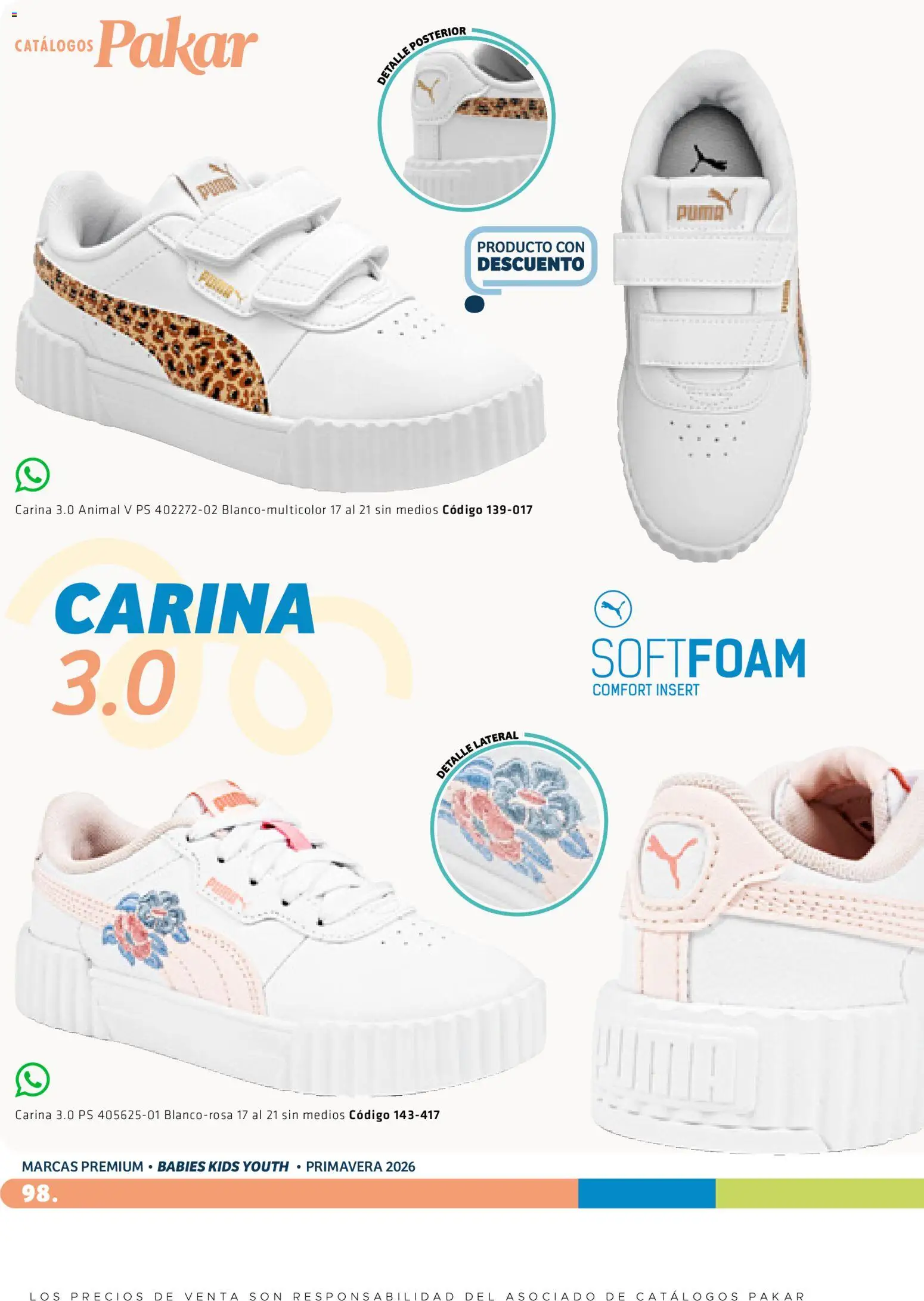 Nuevas ofertas de SC Pakar válidas en toda la República Mexicana desde el 27.02.2026. ¡Encuentra las mejores ofertas en SC Pakar catálogo Premium Kids! | Página: 98