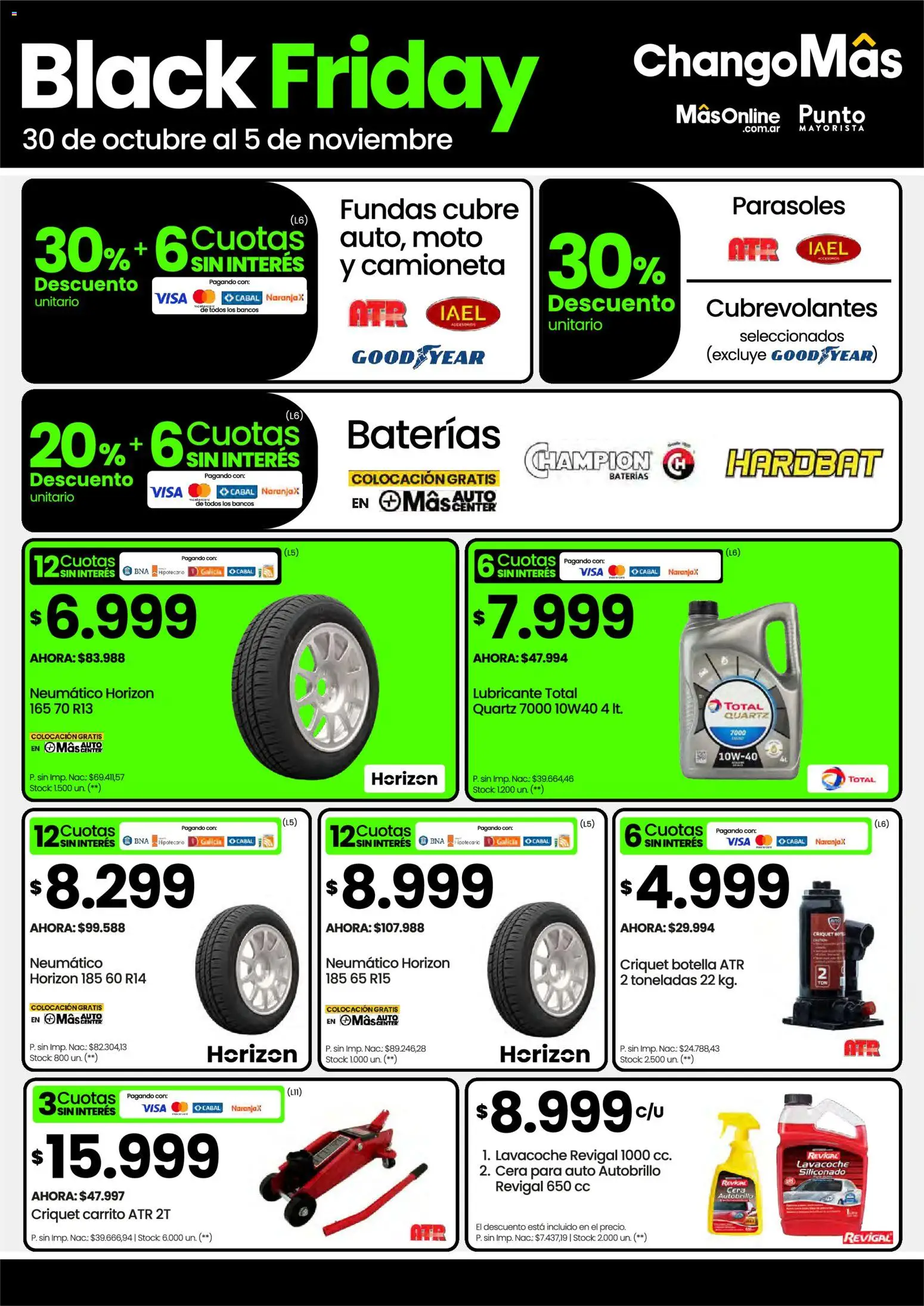 Punto Mayorista Black Friday │ válido desde el 30.10.2025 | Página: 13 | Productos: Botella, Cera