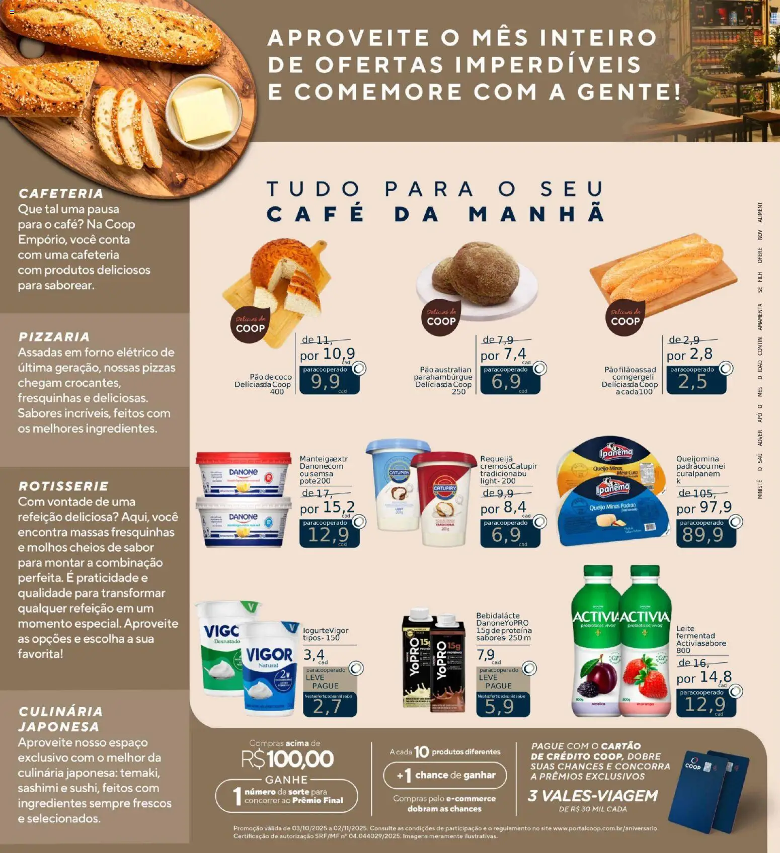 Coop Folheto - válido de 28.10.2025 | Página: 2 | Produtos: Forno, Leite, Queijo, Catupiry