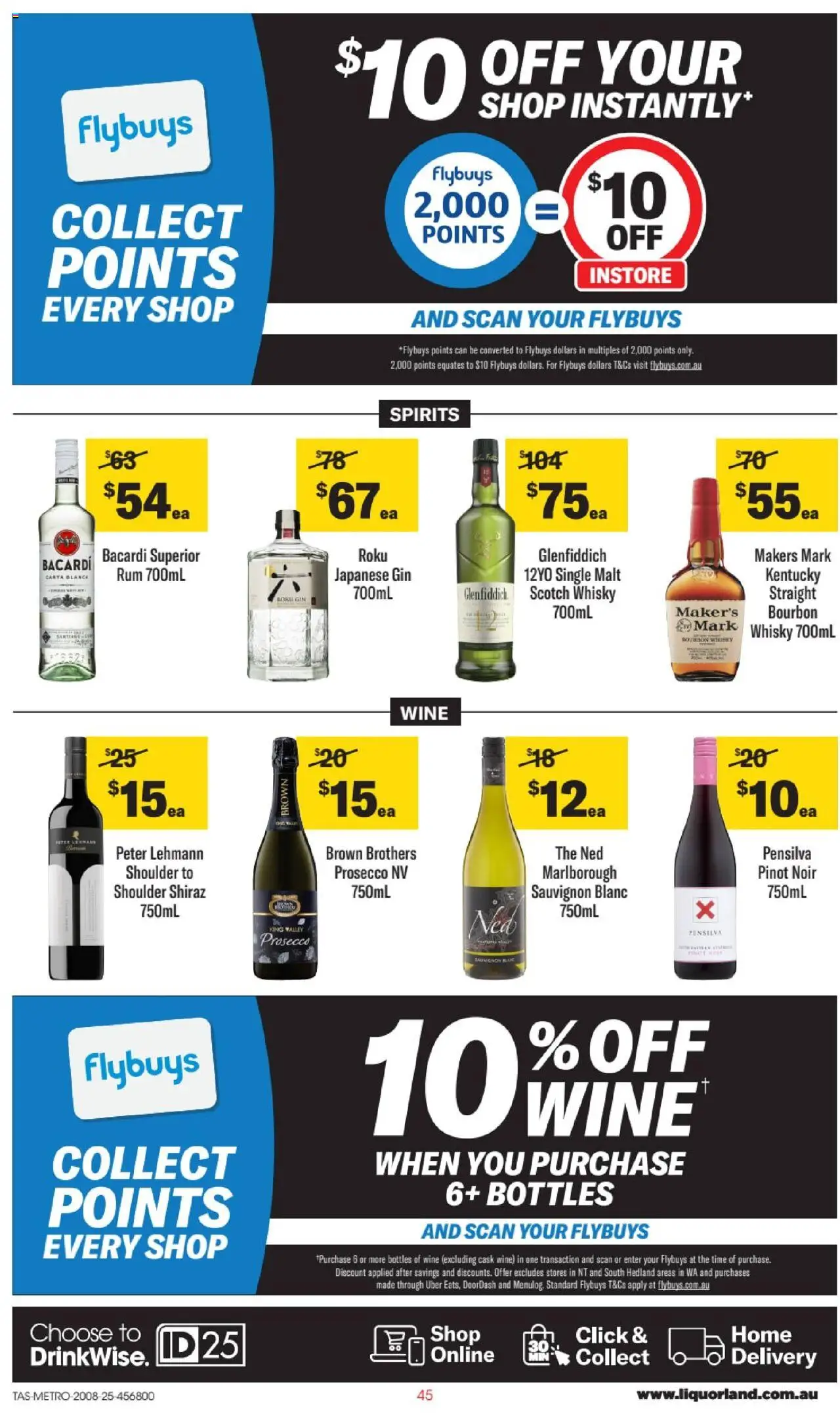 Liquorland catalogue - valid from 20.08.2025 | Page: 2 | Products: Wine, Bourbon, Rum, Scotch