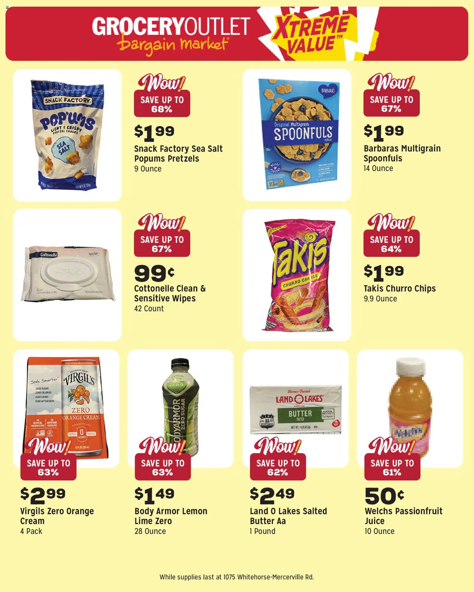 Grocery Outlet Weekly Ad - NJ - valid from 18.03.2026 | Page: 11 | Products: Butter, Chips, Cream, Lemon