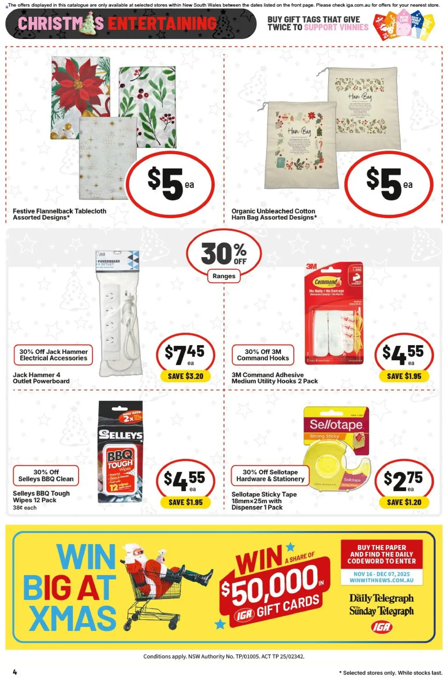 IGA catalogue - valid from 26.11.2025 | Page: 7 | Products: Ham, Accessories, Bag