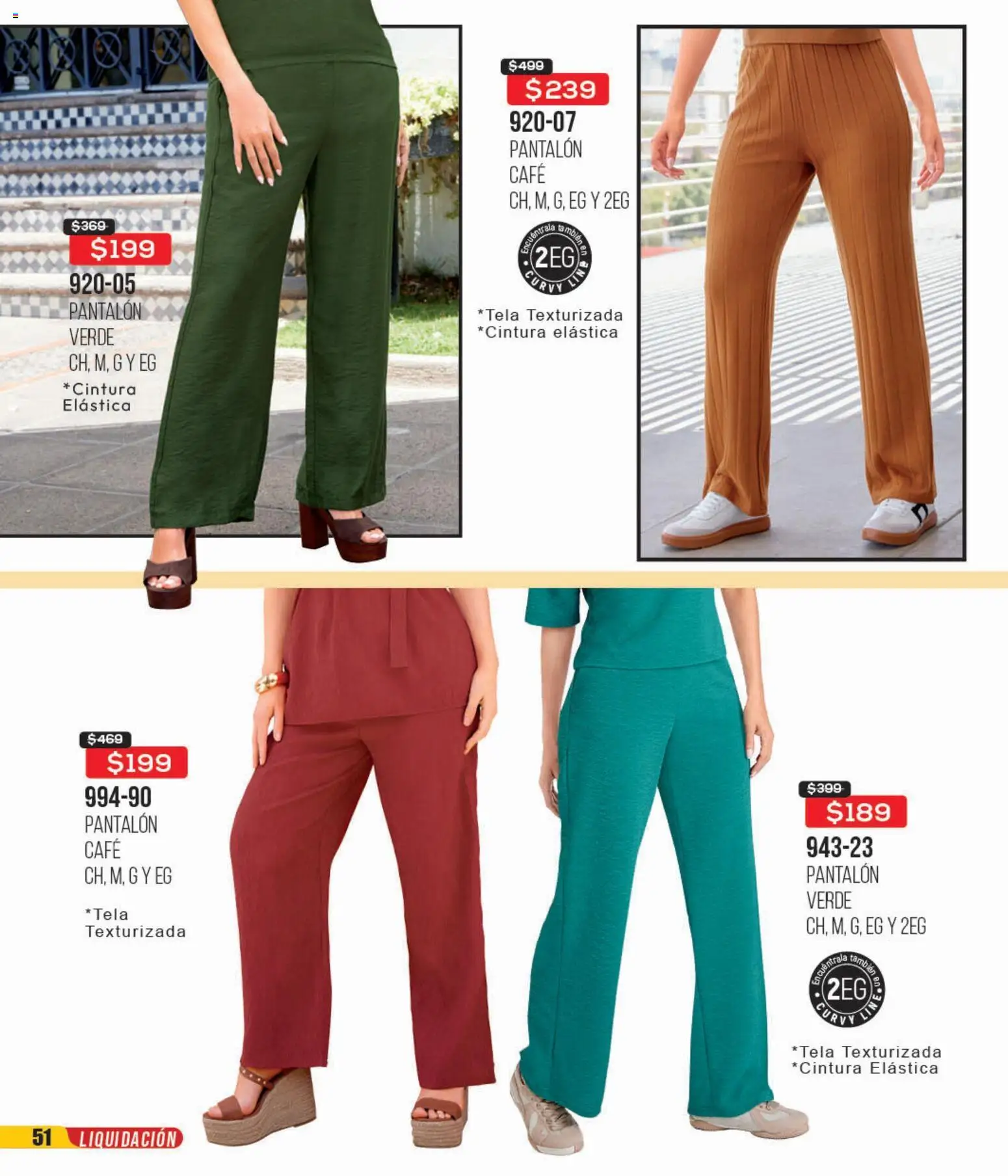 Nuevas ofertas de Cklass válidas en toda la República Mexicana desde el 18.03.2026. ¡Encuentra las mejores ofertas en Cklass catálogo Liquidación total ropa! | Página: 52 | Productos: Café