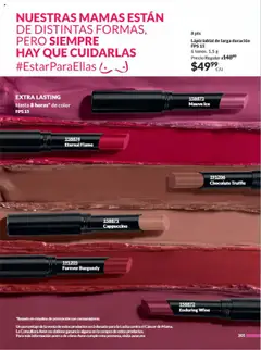 Nuevas ofertas de AVON válidas en toda la República Mexicana desde el 09.08.2025. ¡Encuentra las mejores ofertas en 191206 Chocolate Truffle, Chocolate Truffle lipstick! | Página: 216 | Productos: Chocolate, Lápiz labial