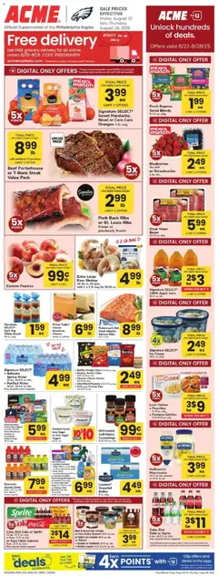 Preview of Acme weekly ads valid from 22.08.2025
