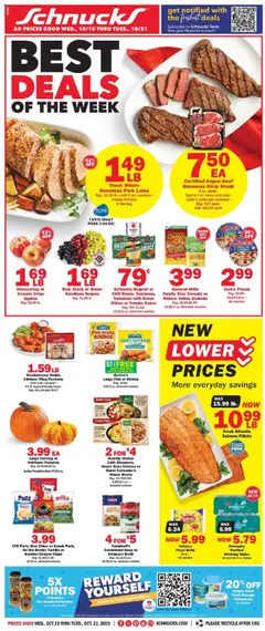Preview of Schnucks weekly ads valid from 15.10.2025