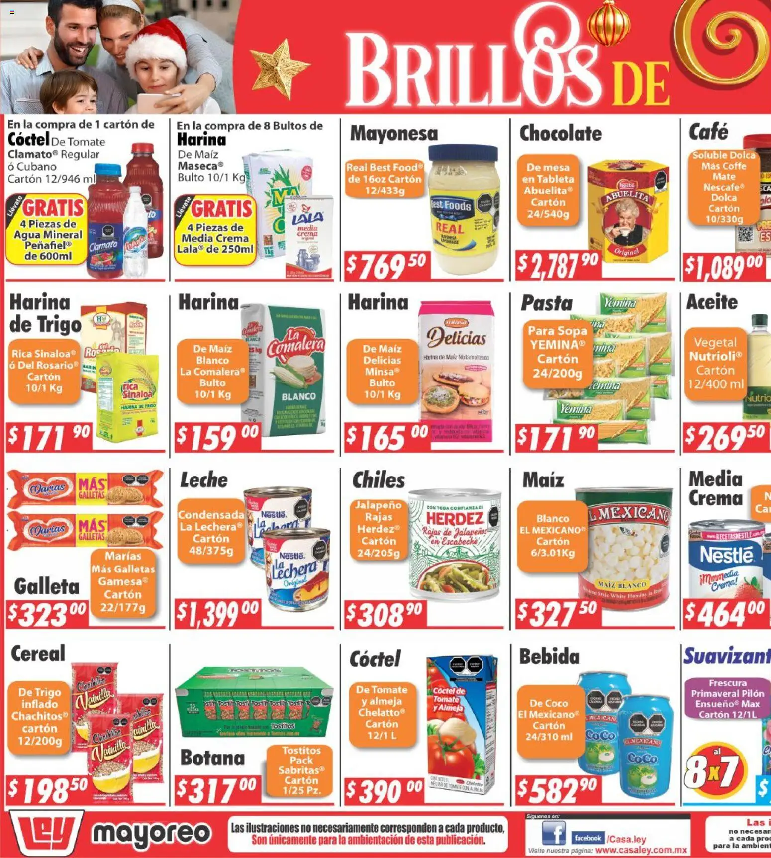 Nuevas ofertas de Casa Ley válidas en toda la República Mexicana desde el 15.12.2025. ¡Encuentra las mejores ofertas en Casa Ley folleto Sinaloa! | Página: 4 | Productos: Agua, Aceite, Chocolate, Mate