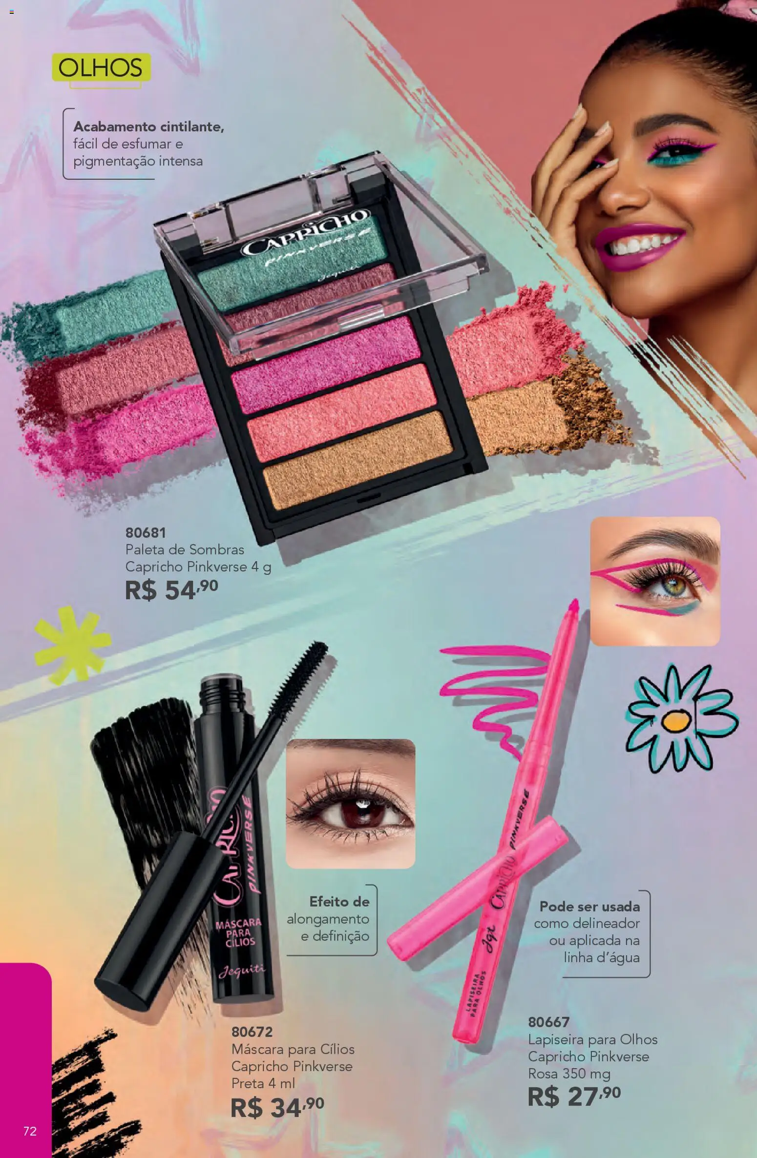 Jequiti Folheto - válido de 02.12.2025 | Página: 72 | Produtos: Máscara para cílios, Delineador, Lapiseira