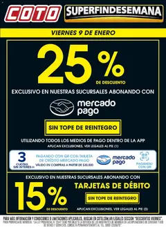 Vista previa Coto - Descuento válido desde el 09.01.2026