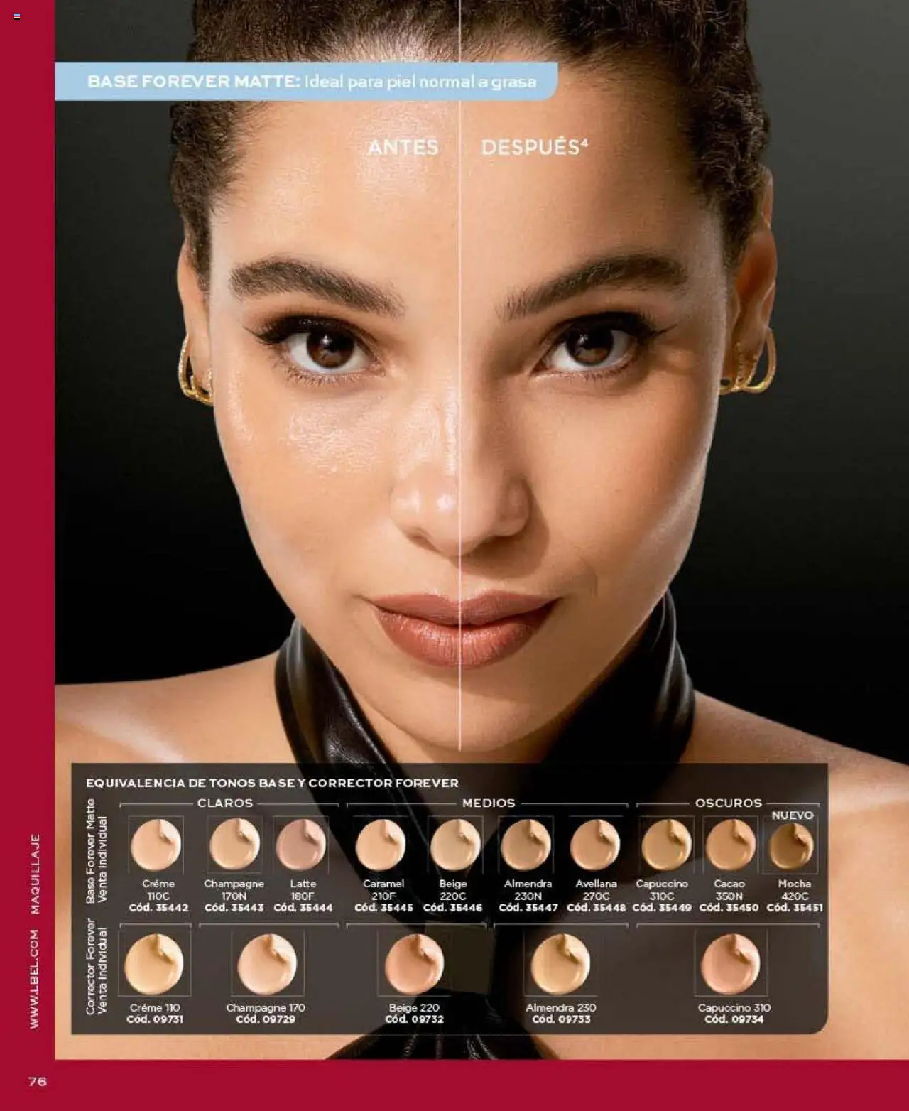 Catálogo L'Bel válido desde 24.10.2025 | Página: 76 | Productos: Maquillaje, Corrector