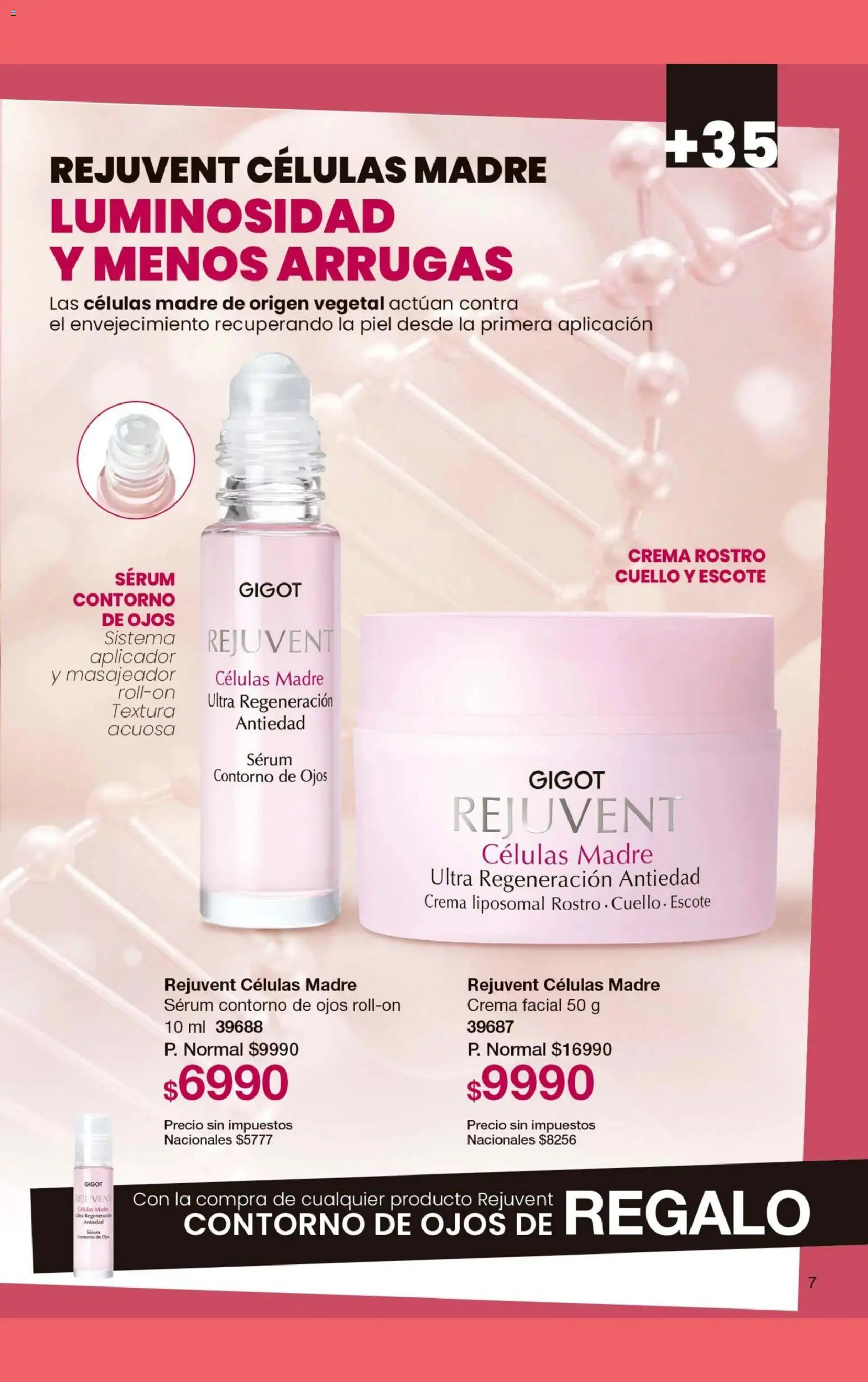 Gigot - CAMPAÑA 07 │ válido desde el 01.04.2026 | Página: 13 | Productos: Contorno de ojos, Serum, Contorno, Crema