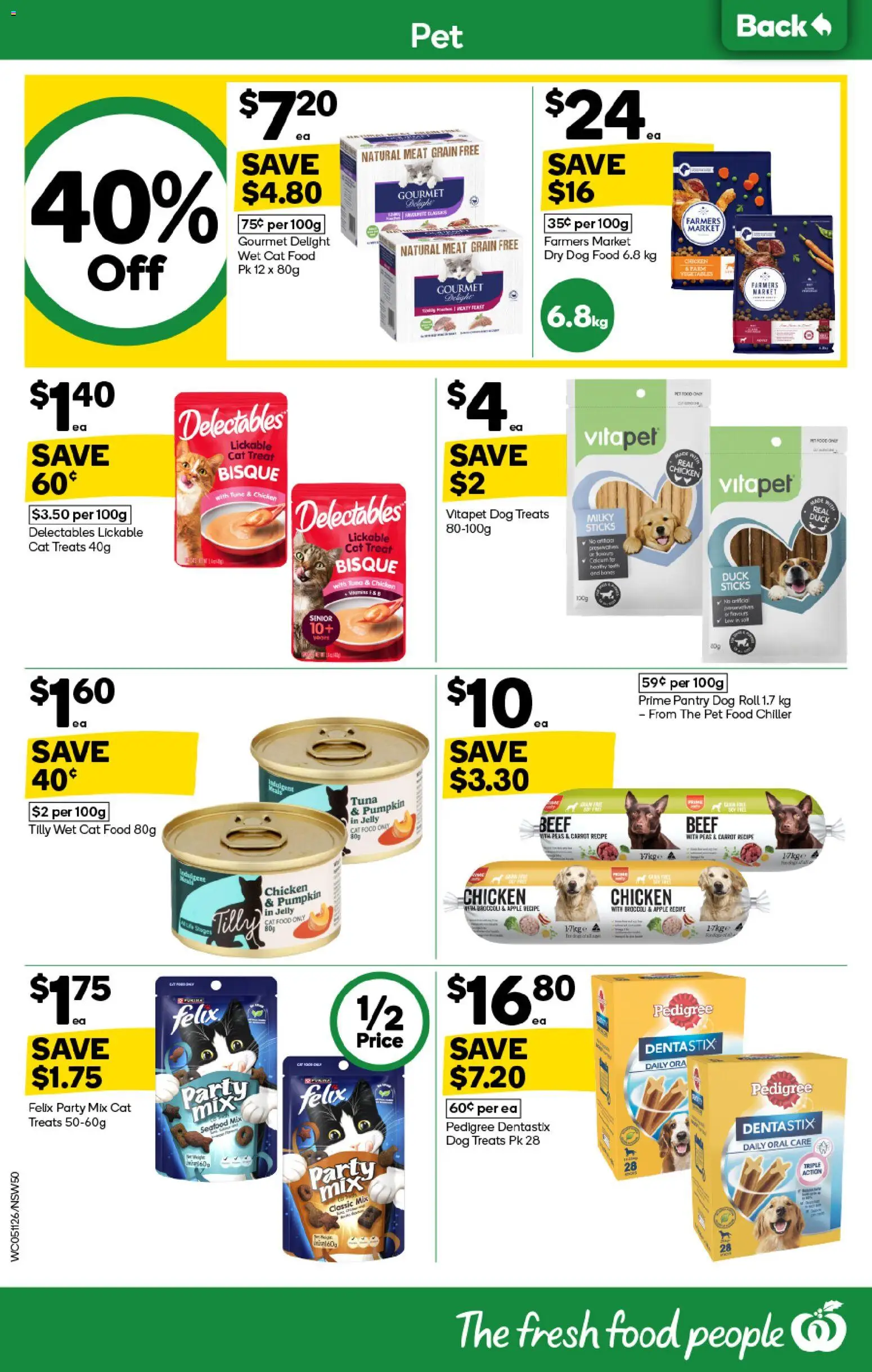 Woolworths catalogue - valid from 05.11.2025 | Page: 50 | Products: Duck, Chicken, Vegetables, Seafood
