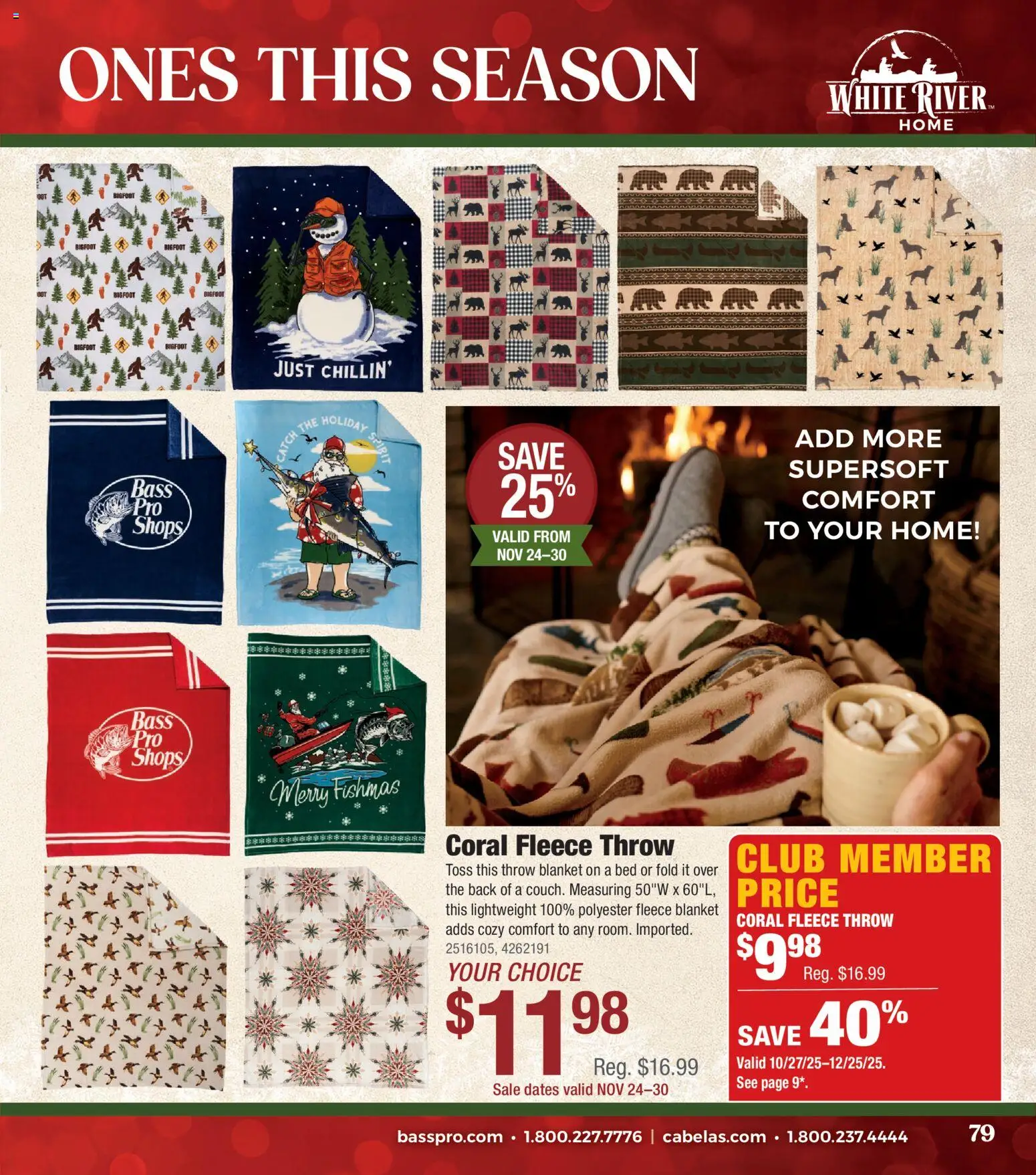 Cabela's Christmas Gift Guide 25 - valid from 01.11.2025 | Page: 79 | Products: Bed, Blanket