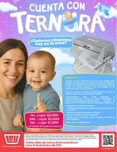 Vista previa de Casa Ley folleto Cuenta con ternura, nuevo folleto de la tienda, válido en México a partir del 28.11.2025