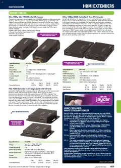 Preview of Jaycar Engineering & Scientific Catalogue 2025/2026  - valid from 09.07.2025 | Page: 409 | Products: Adaptor, Digital, Cable, Remote control