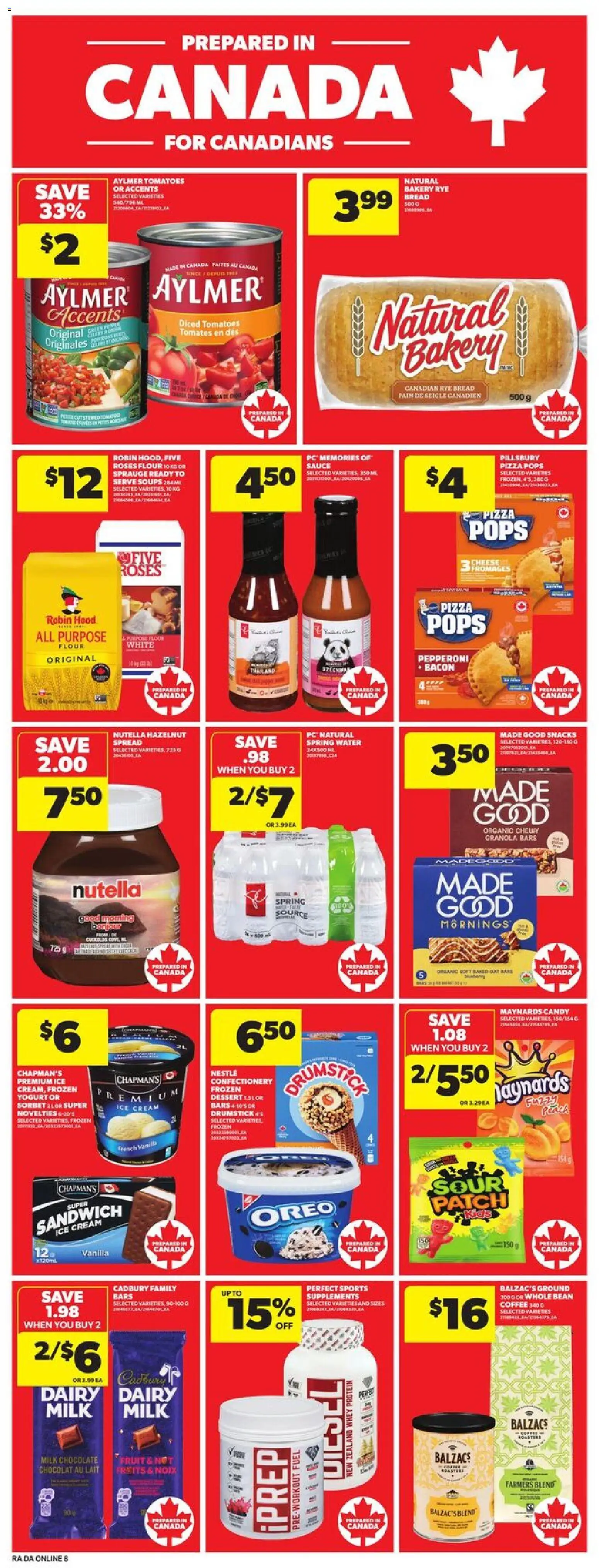 Atlantic Superstore flyer valid from 30.10.2025 | Page: 18 | Products: Cream, Ice cream, Bakery, Cheese