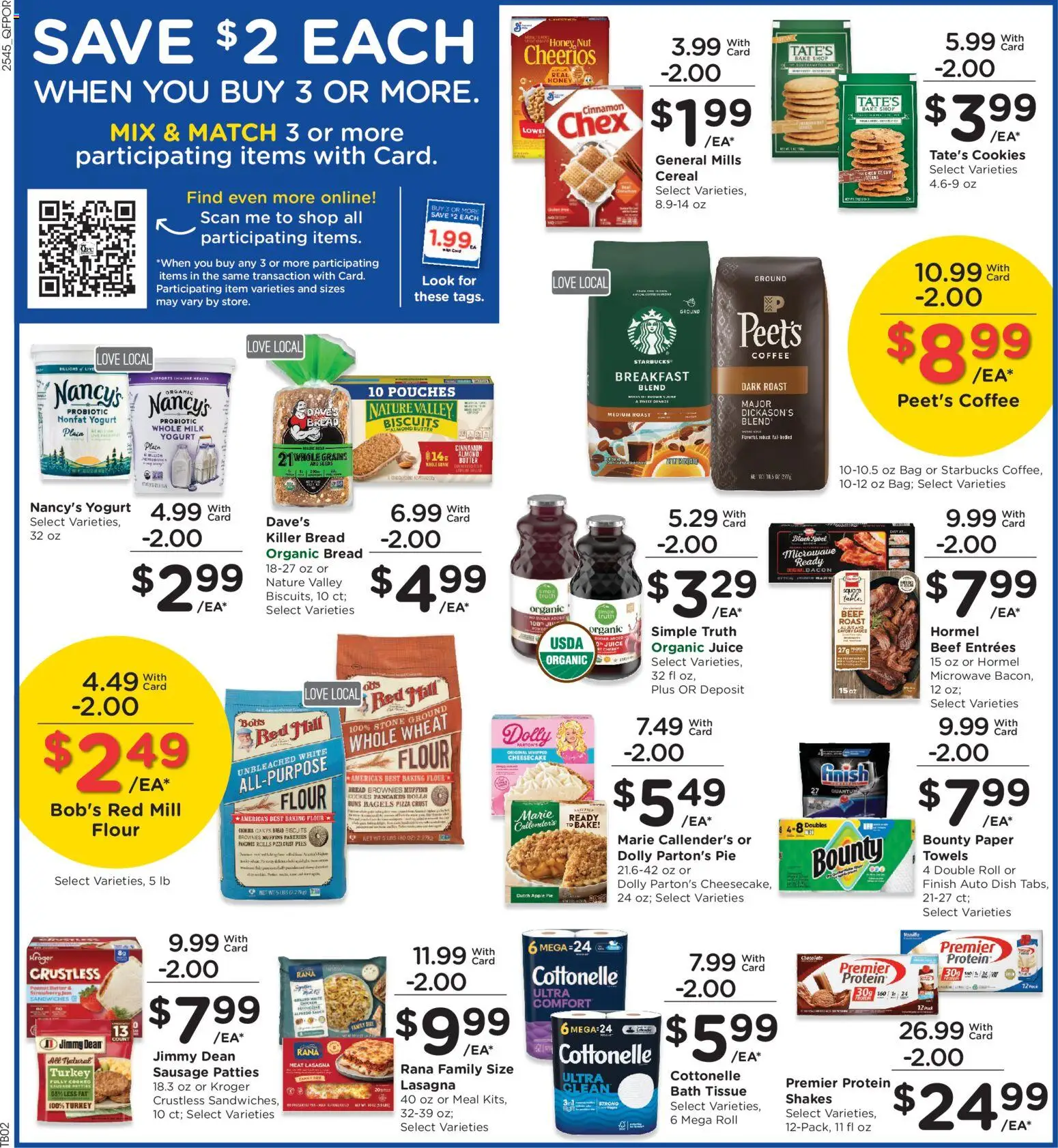 QFC Weekly Ad - OR - valid from 10.12.2025 | Page: 4 | Products: Milk, Butter, Yogurt, Beef